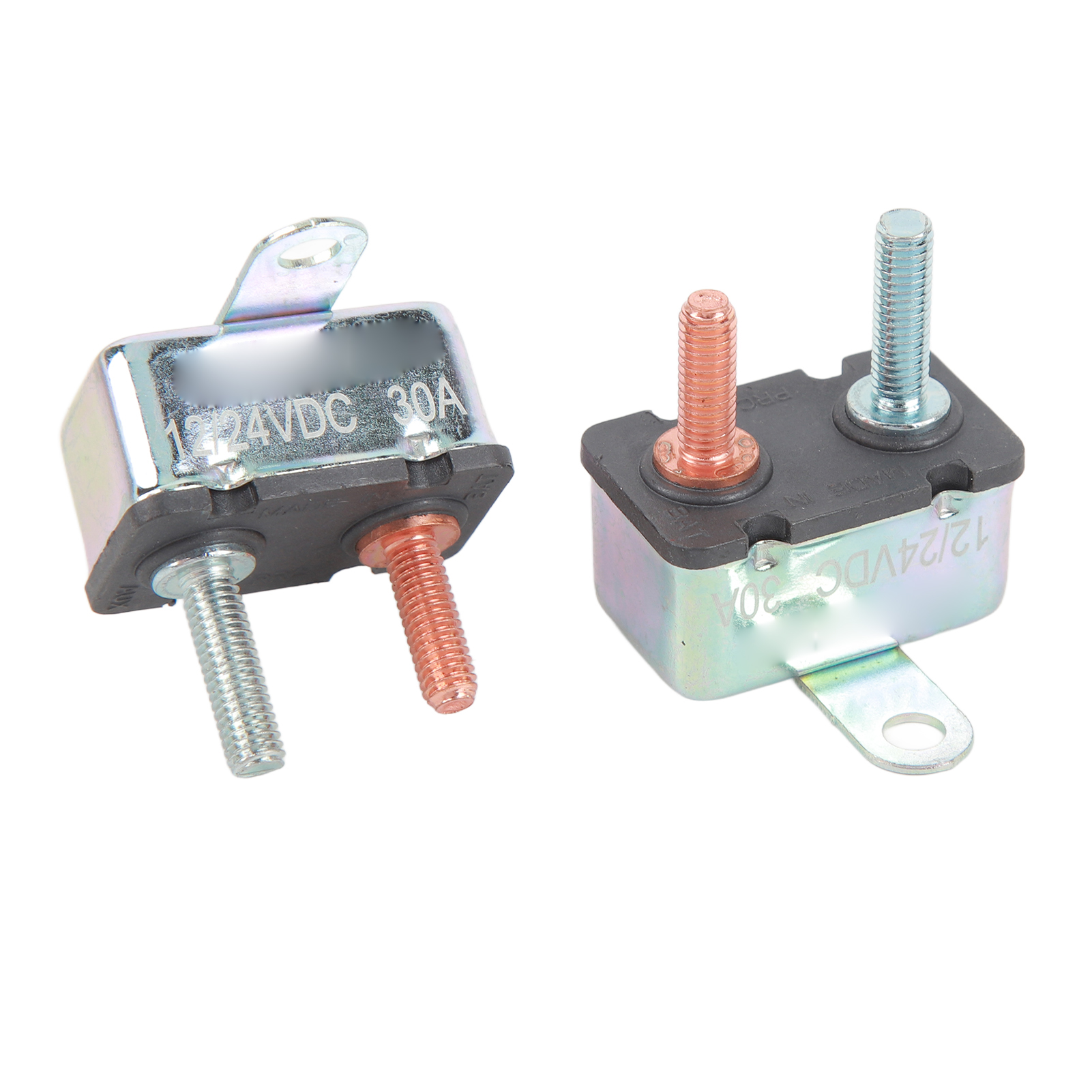 Zweiteiliger Automatischer Leitungsschutzschalter, Aluminiumlegierung, Überlastschutz, 12 V/24 V, 30 A, Für Auto Und Boot, Automatische Rückstellung