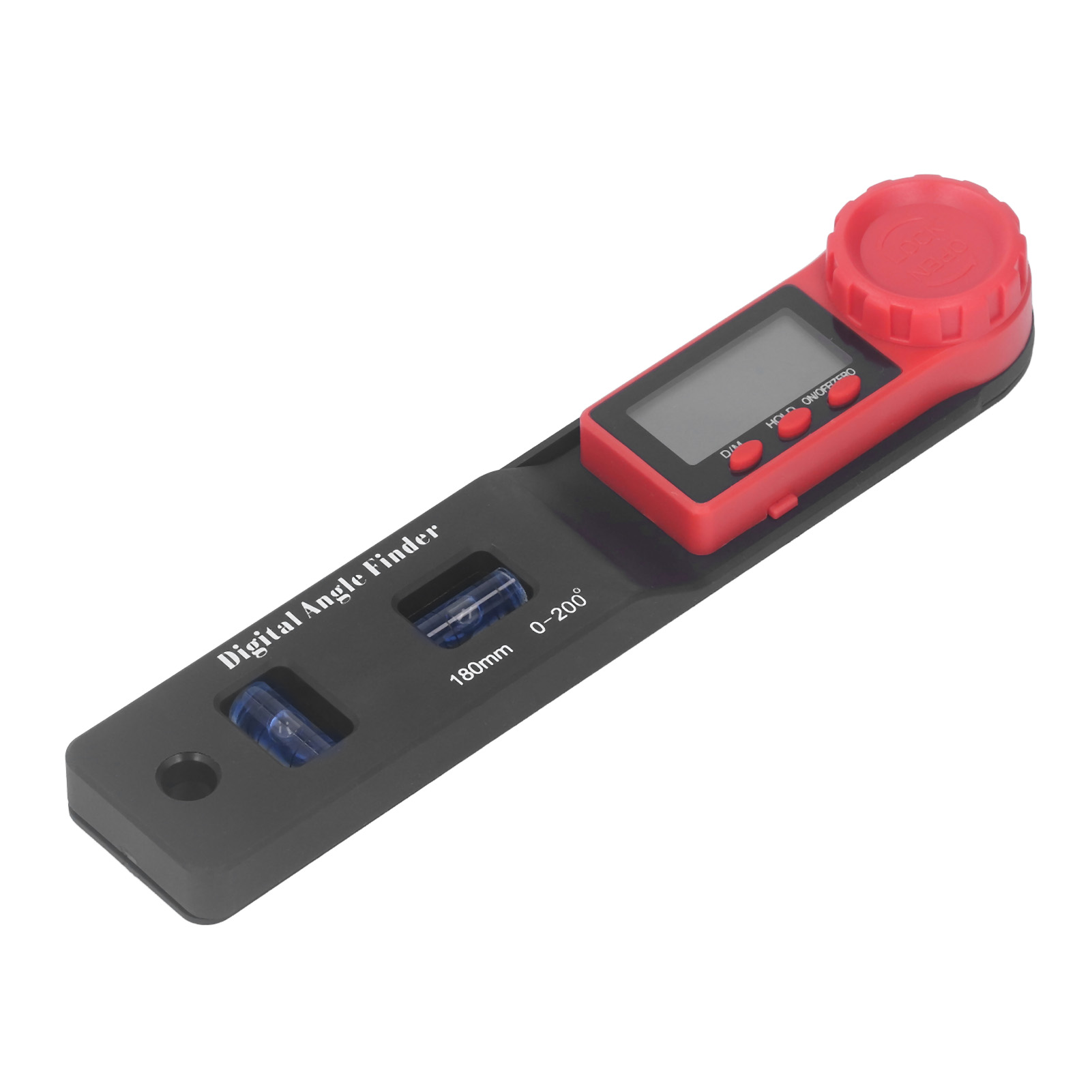 2-in-1 Digitaler Mini-winkelmesser Mit Blauer Wasserwaage, Lcd-display Und Digitalem Messschieber Für Holzbearbeitung Und Heimwerkerprojekte