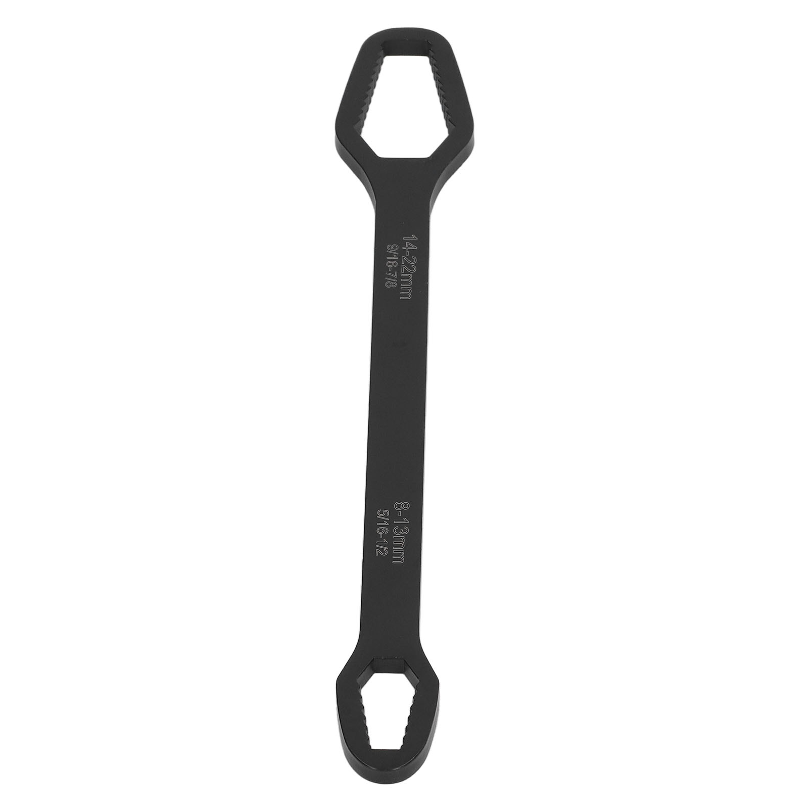 Doppelseitiger, Selbstspannender Verstellbarer Schraubenschlüssel 8-22 Mm, Vielseitig Und Multifunktional Für Die Autoreparatur, Schwarzes Verstellbares Werkzeug.