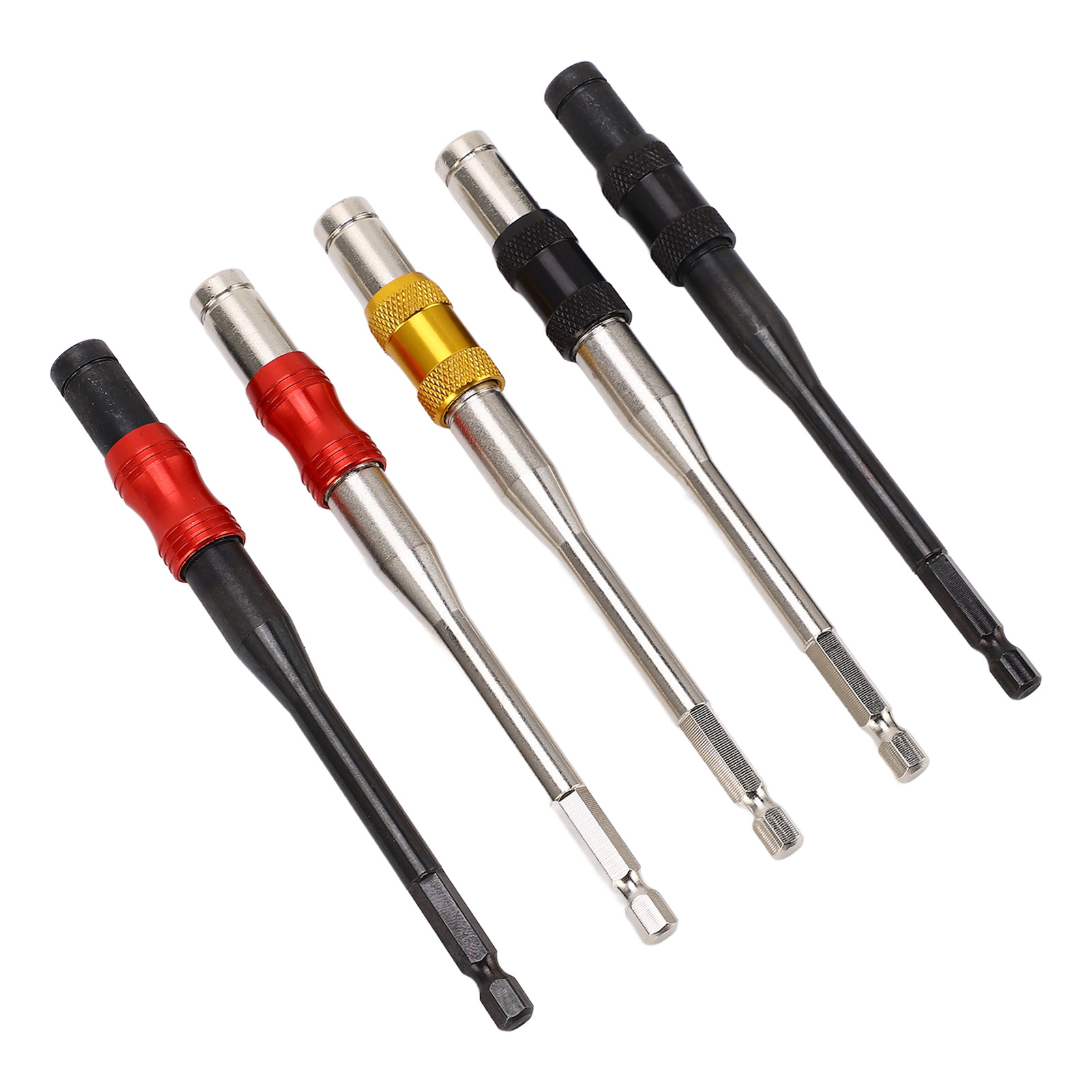 1/4"-magnetbithalter Mit Sechskantschaft, 145-mm-bohrverlängerung, Selbstsichernder Schnellspannmechanismus, Magnetfutter Für Präzises Schrauben