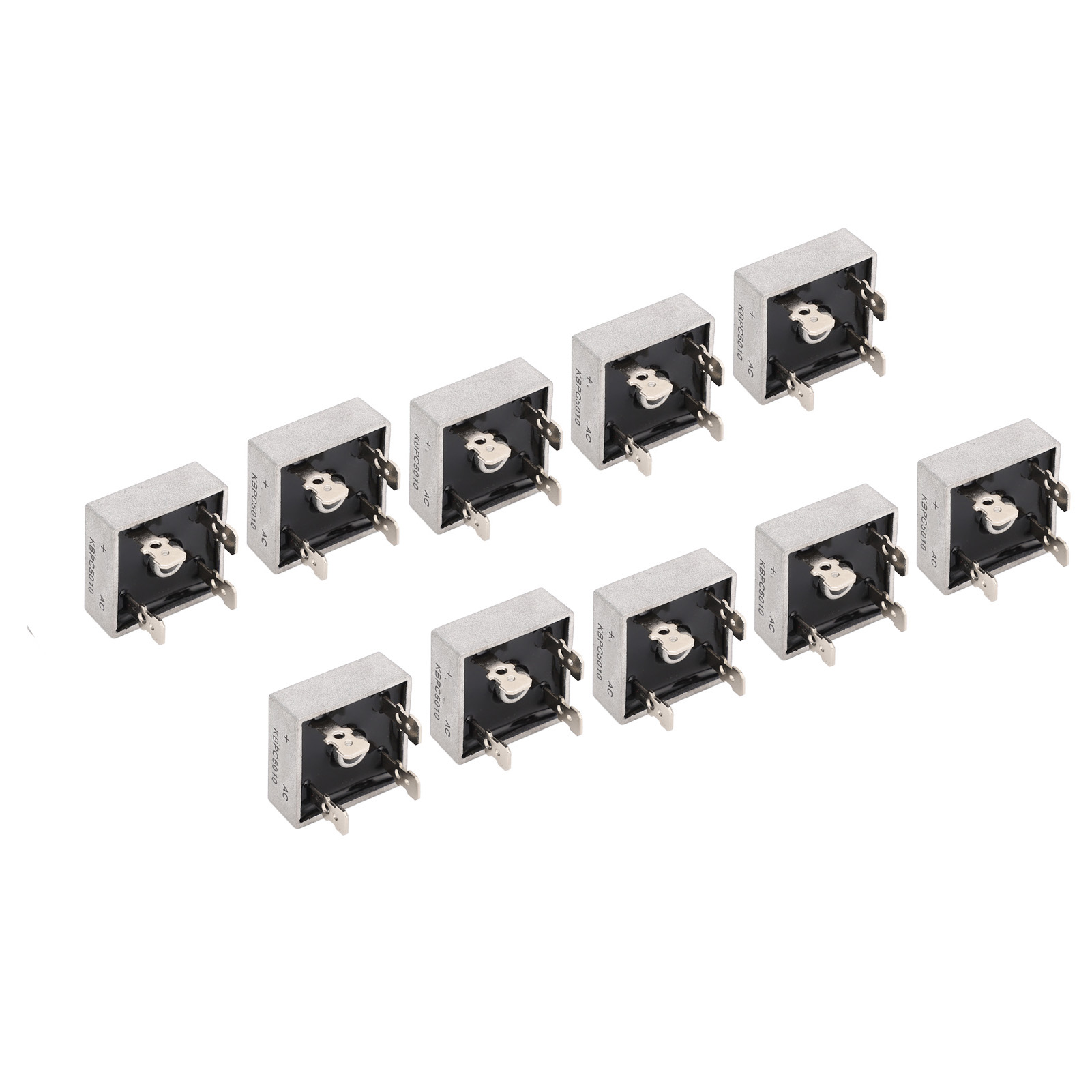 Einphasen-brückengleichrichter, 10 Stück, 1000 V, 50 A, Optimierte Kühlung, 31,5 X 31,5 Mm, Robustes Diodengleichrichter-set
