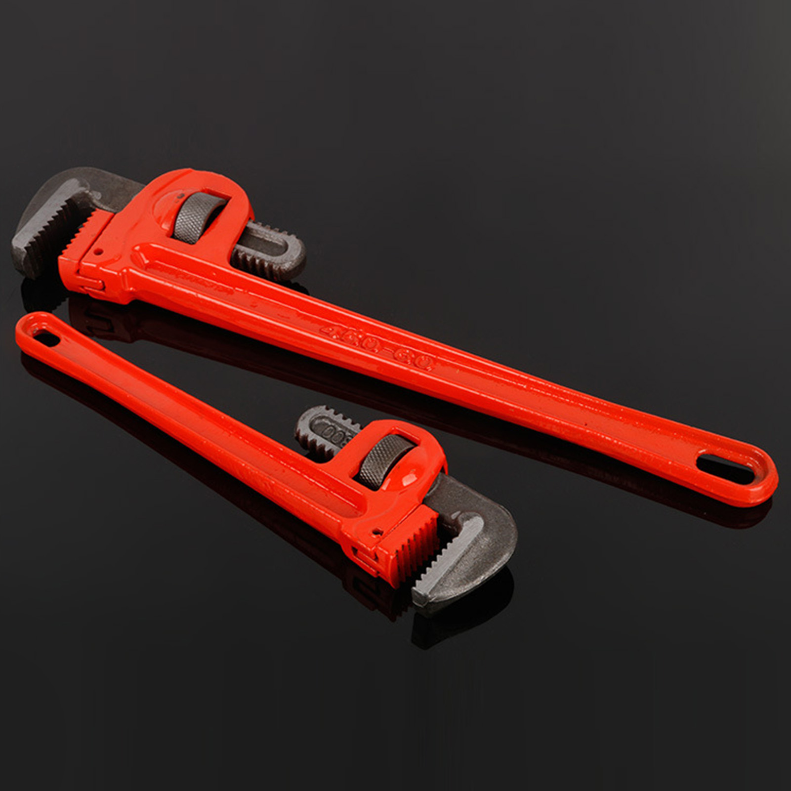 Rohrzange Aus Hochhartem, Wärmebehandeltem Stahl, Rot, Für Installateure, 0,55 Kg / 1,2 Lb