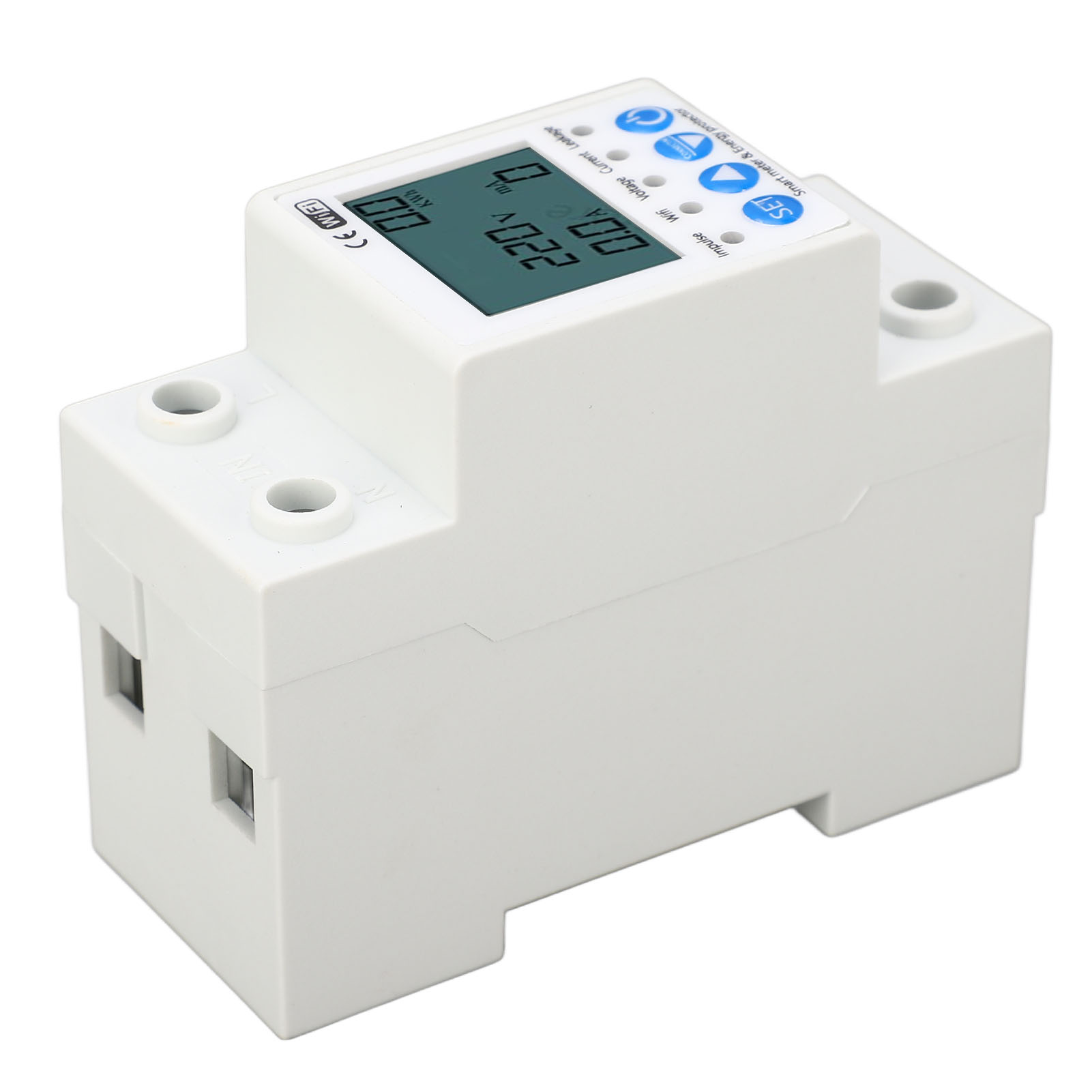 63a Ac220v Wifi Smart-leistungsschalter Mit Leckstromschutz, Fern-auto-reset, Heimsicherheitsschalter.