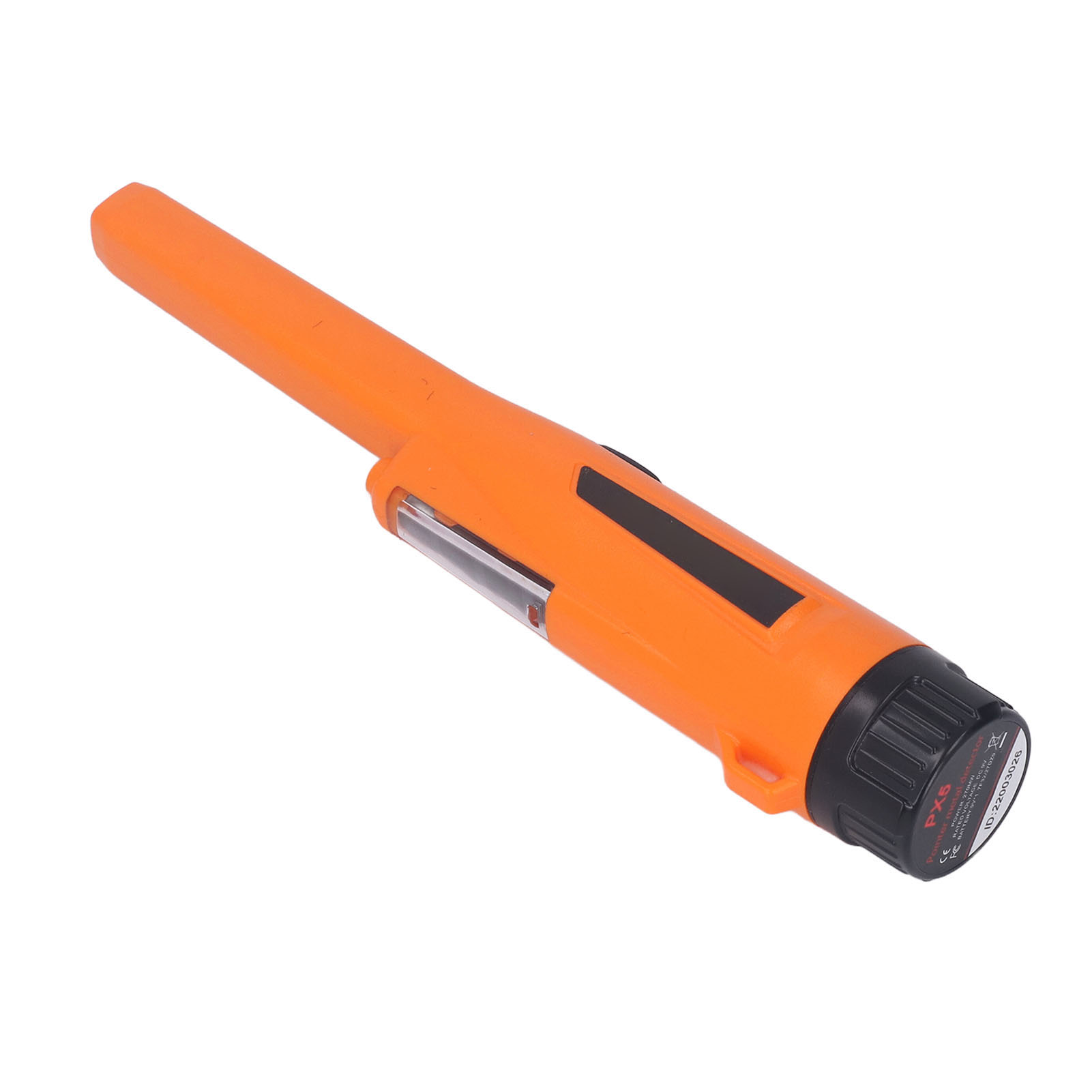 Tragbarer, Wasserdichter Metalldetektor (ip66) Mit Manueller Sonde Und Orangefarbener Led-leuchte