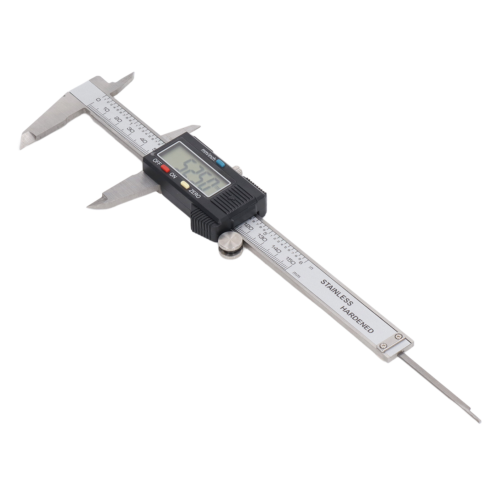 Elektronischer Digitaler Messschieber (150 Mm), Messwerkzeug Aus Edelstahl, Lcd-bildschirm, Hohe Präzision, Umrechnung Zoll/metrisch.