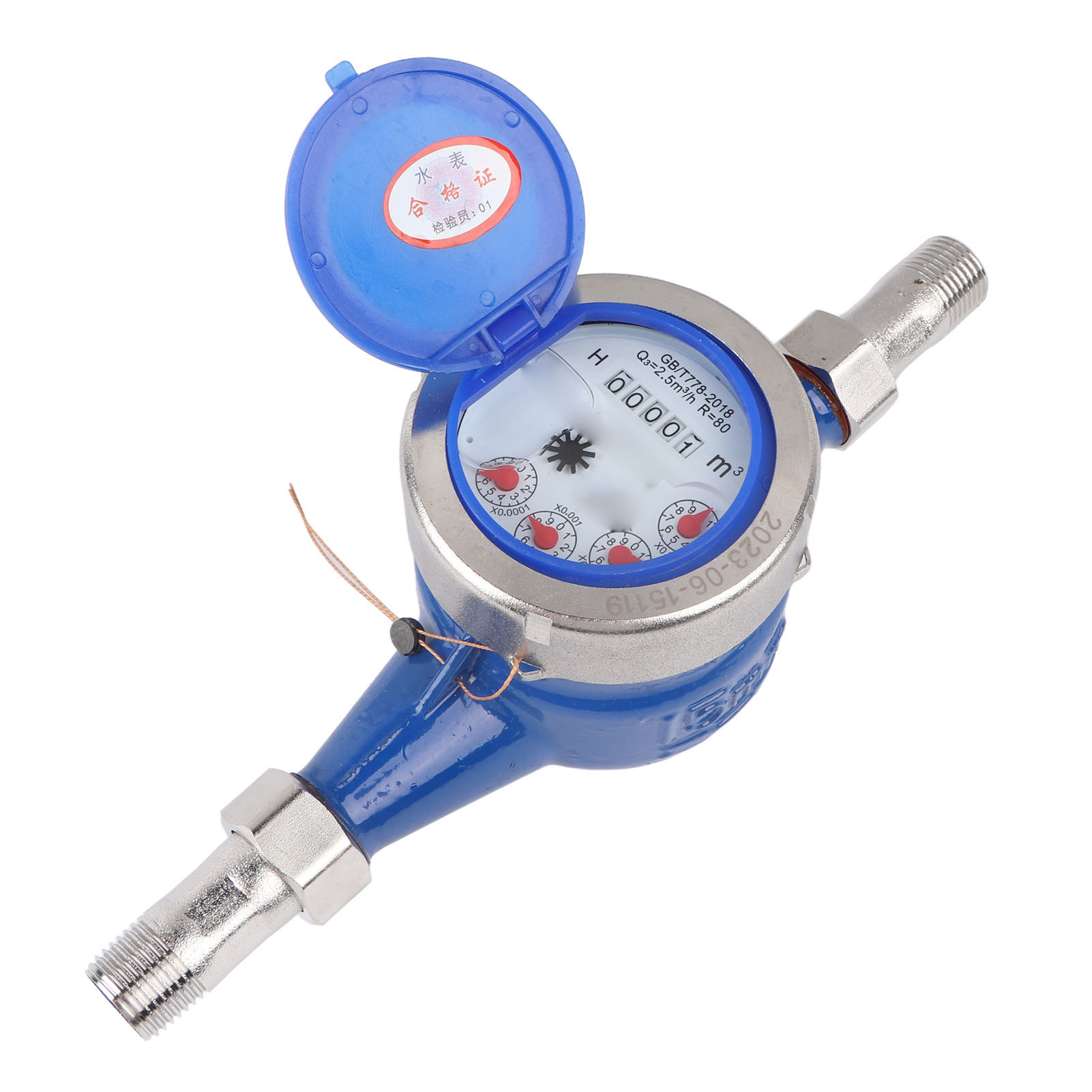Mechanischer Wasserzähler Dn15 Aus Edelstahl, Rotor-durchflussmesser Für Den Privaten, Gewerblichen Und Industriellen Einsatz.
