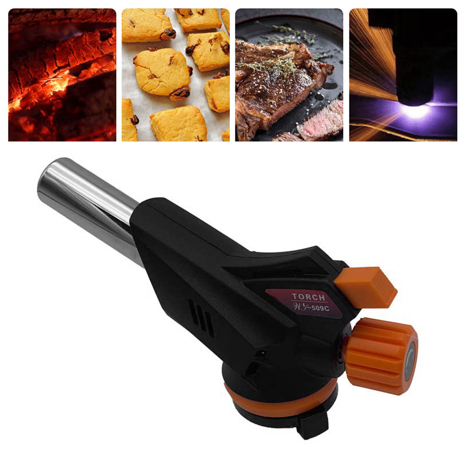 Tragbare Taschenlampe Für Küche Und Camping, Backzubehör, Brennerkopf, Outdoor-kochzubehör 509