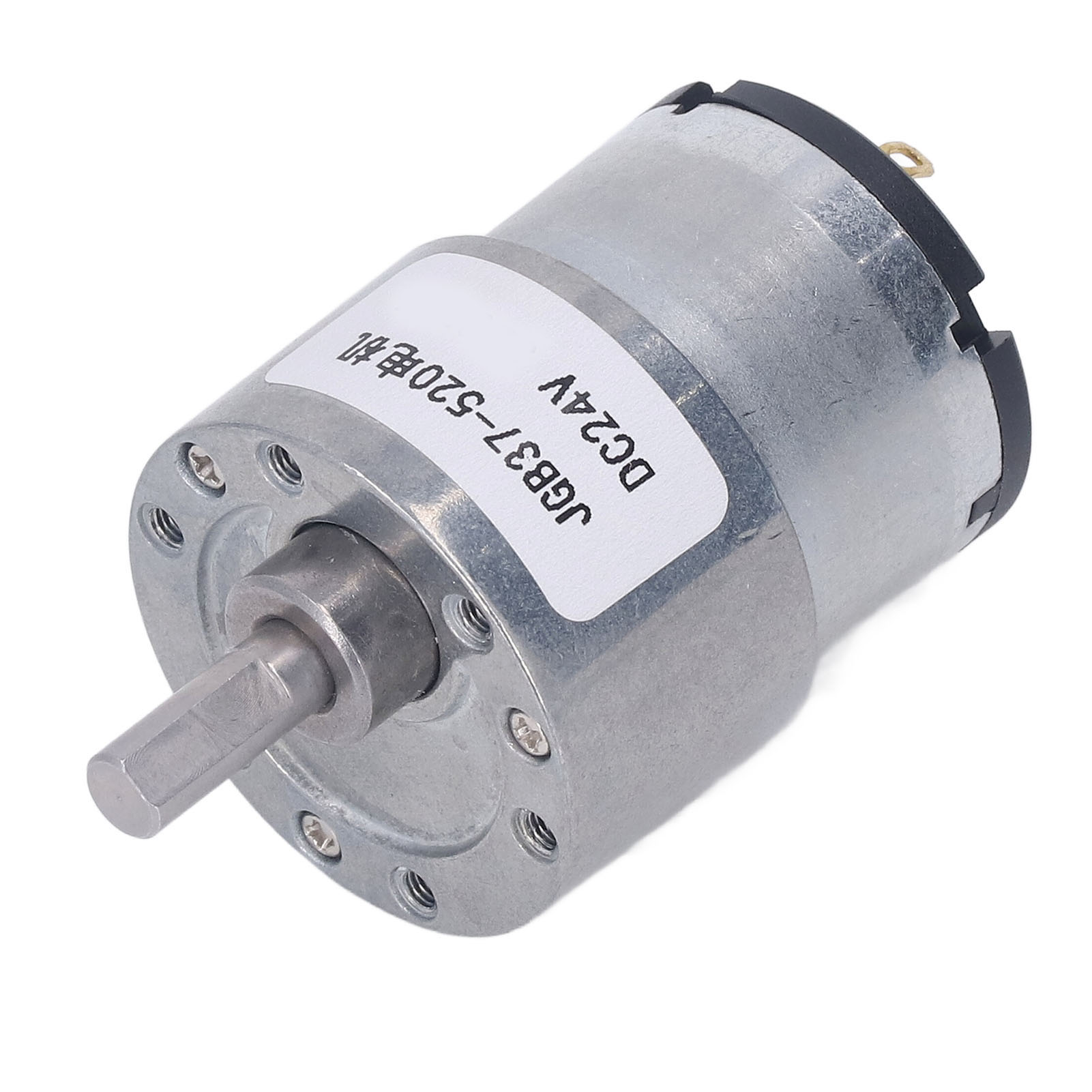 24v 320rpm Schneckengetriebemotor, Gehäuse Aus Aluminiumlegierung, Rostbeständig, Reibungsarm, Messingspule, Reversibel, Kompakter Elektromotor.