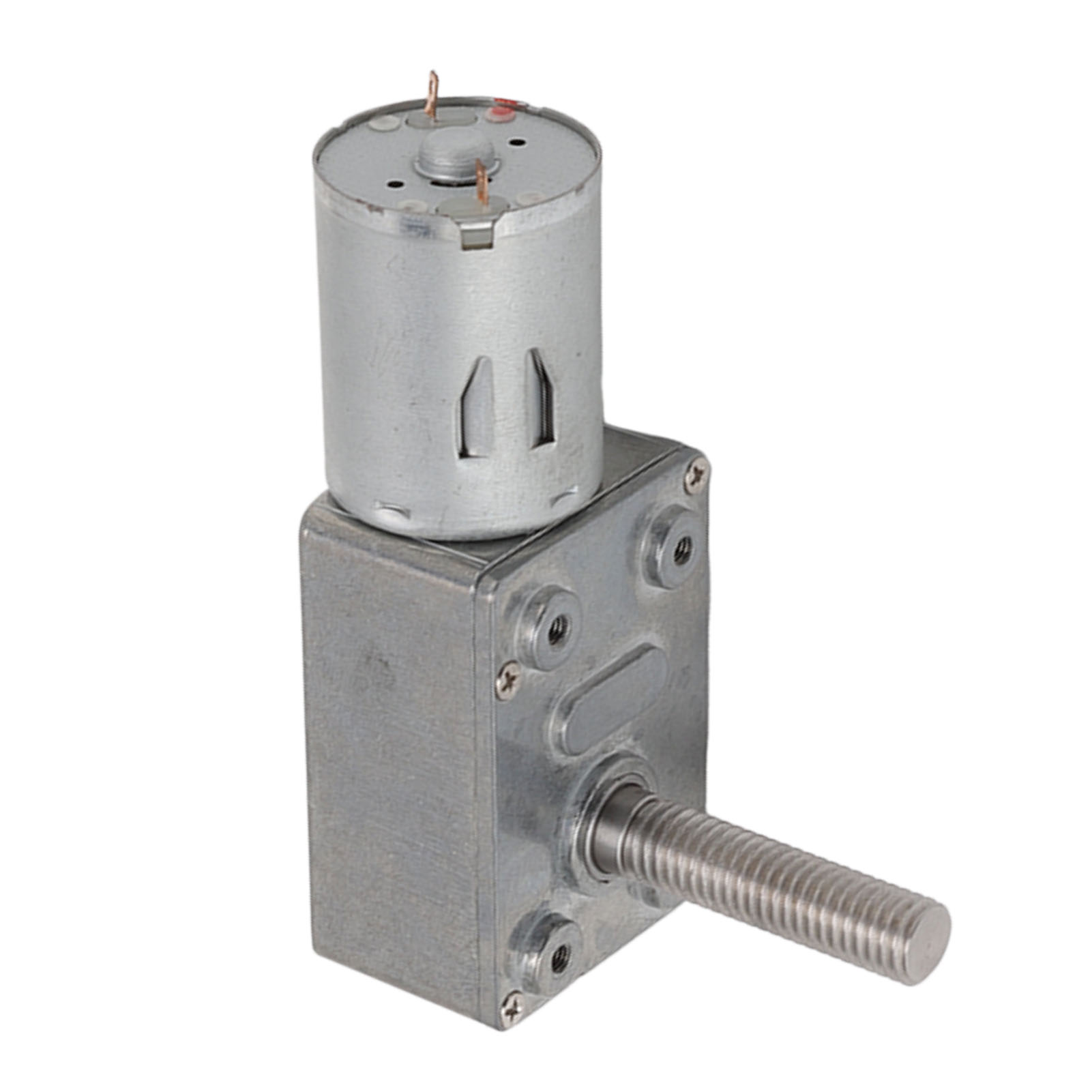 12-v-elektromotor Mit Selbsthemmenden Zahnrädern, Reversiblem Schneckengetriebe, Hohem Drehmoment, M8x33-mm-welle, 150 U/min, Gleichstrom-mikrogetriebemotor