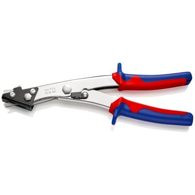 Blechknabber Geeignet für Eisenblech, Kupferblech, Aluminium, Kunststoff 90 55 280 - Knipex