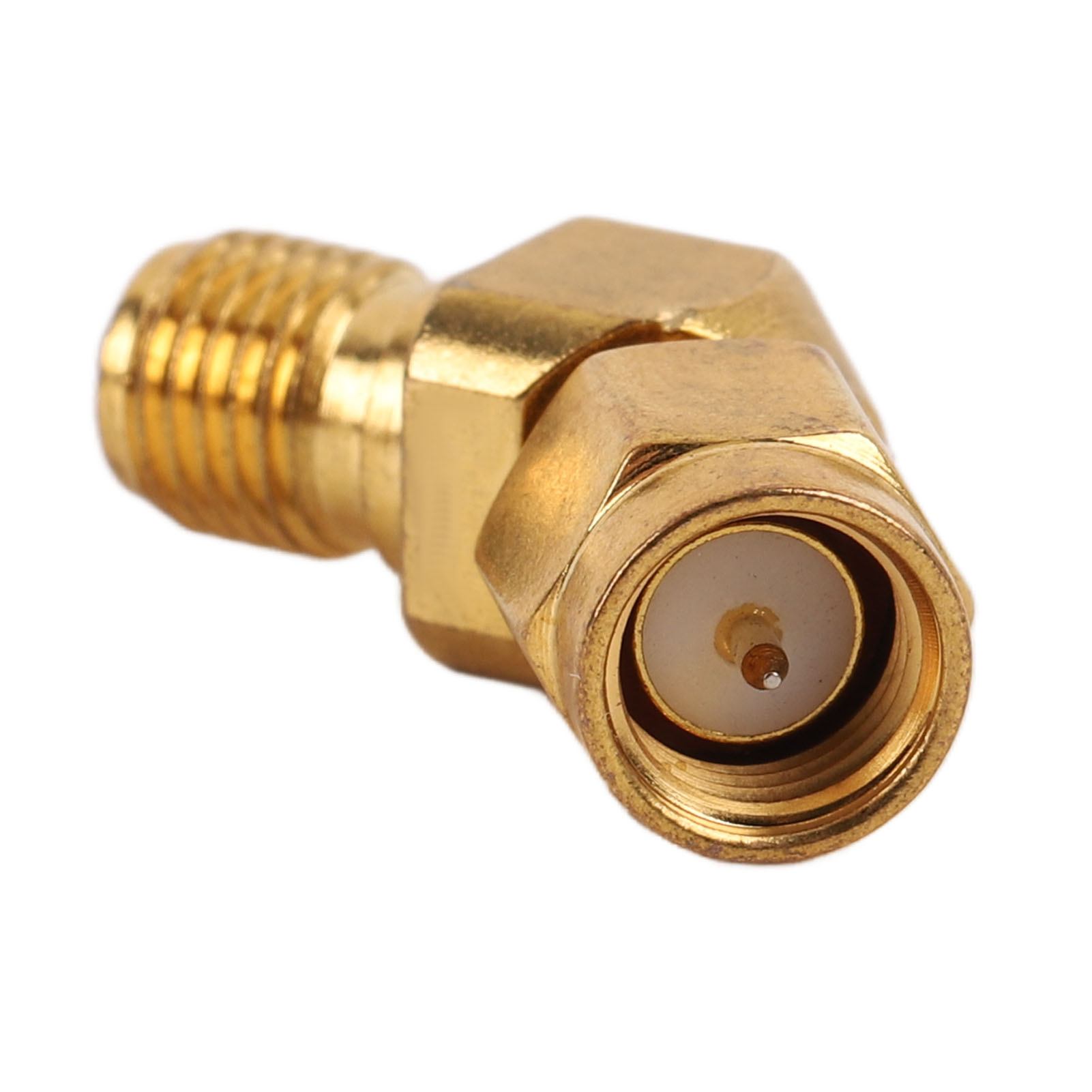 Sma 45° Stecker Auf Buchse Adapter, Stabiler Breitbandanschluss Für Meterantennen, Rechtwinklig, Geringe Verluste, Hohe Leistung.