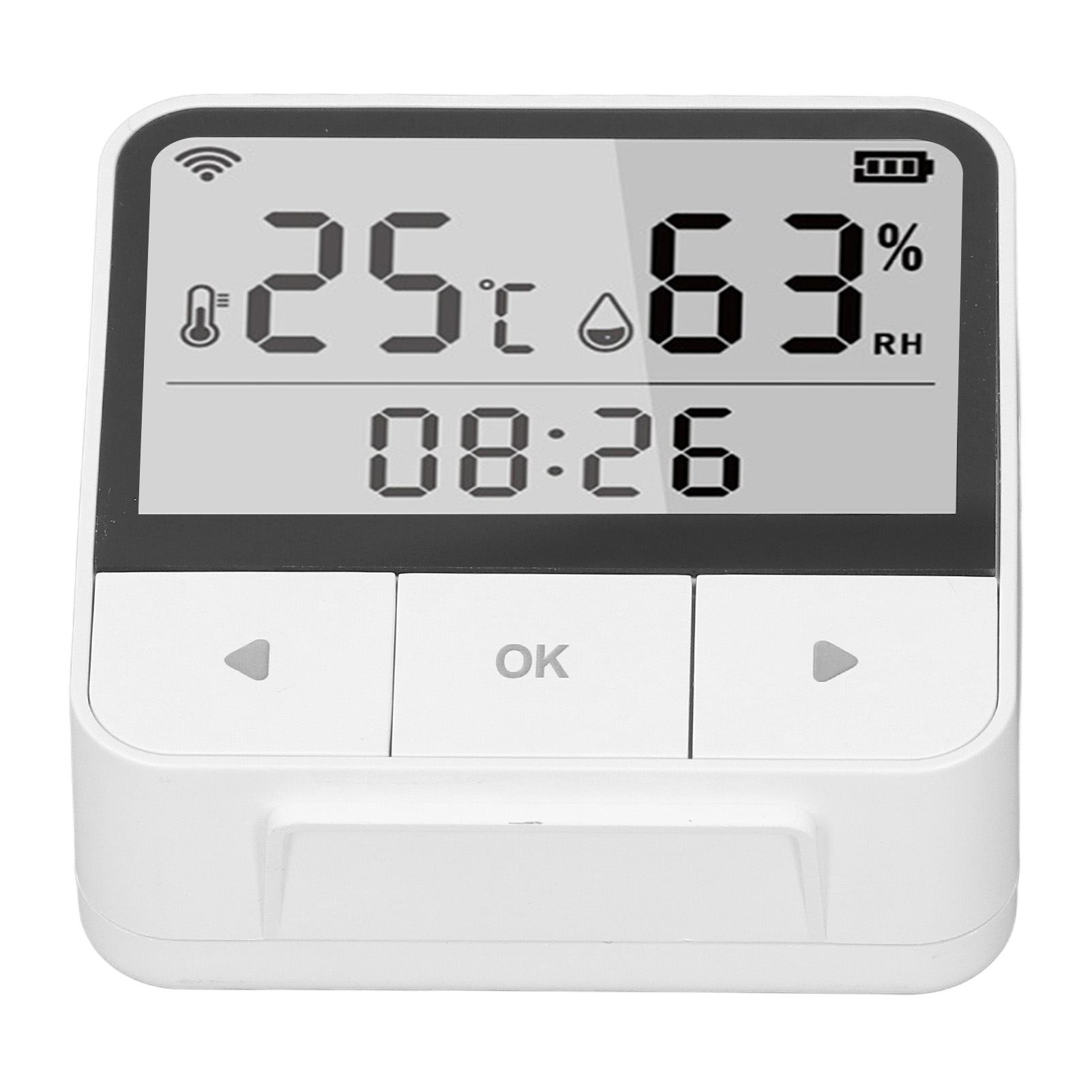 Intelligentes Wlan-bluetooth-thermo-hygrometer, Digitaler Temperatur- Und Feuchtigkeitssensor Für Innenräume, Elektronischer Monitor, Vernetzte Wetterstation