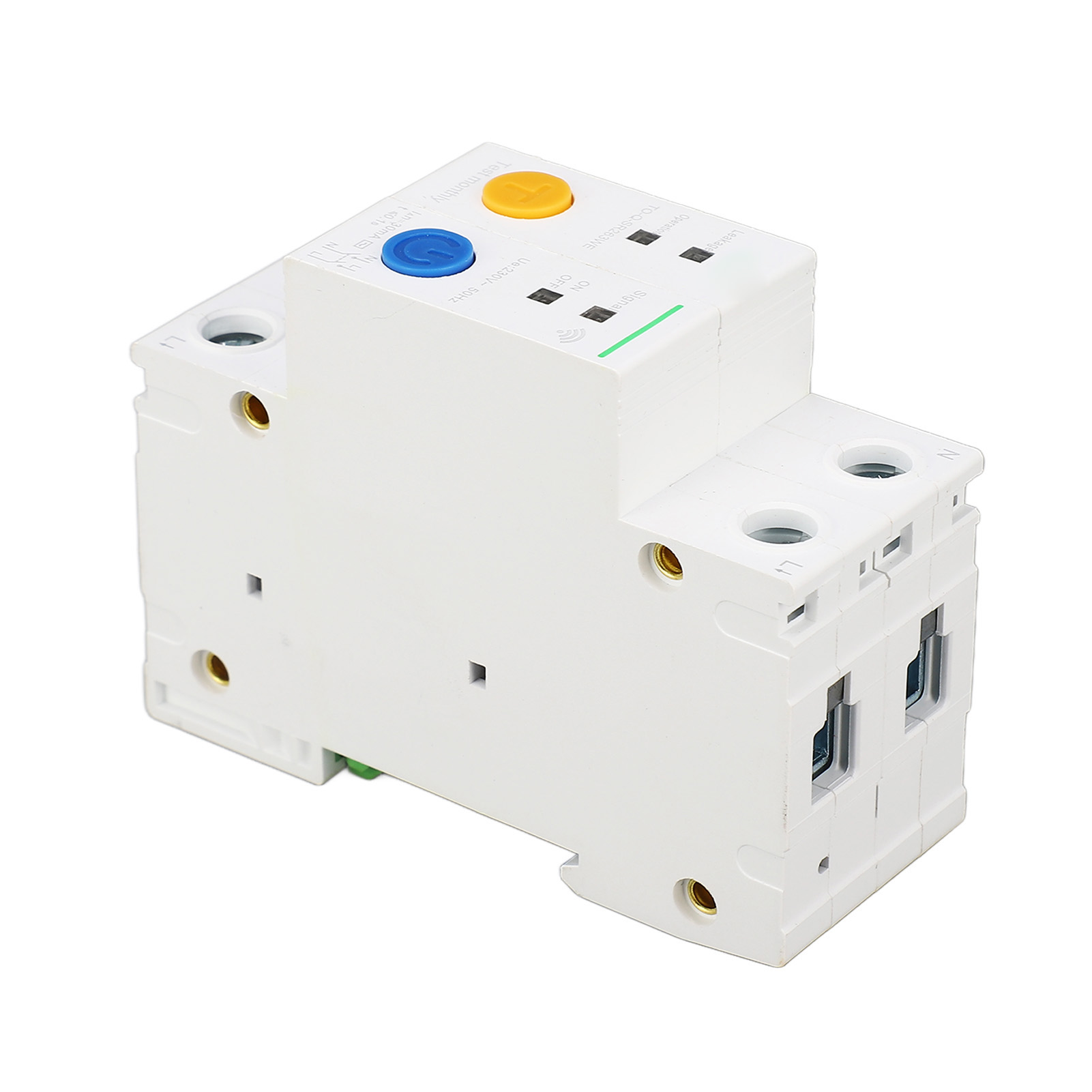 Wlan-leistungsschalter 16a 2p Ac230v Fernbedienung, Zeitschaltuhr, Echtzeitüberwachung, Din-schienenmontage, Automatischer Schalter