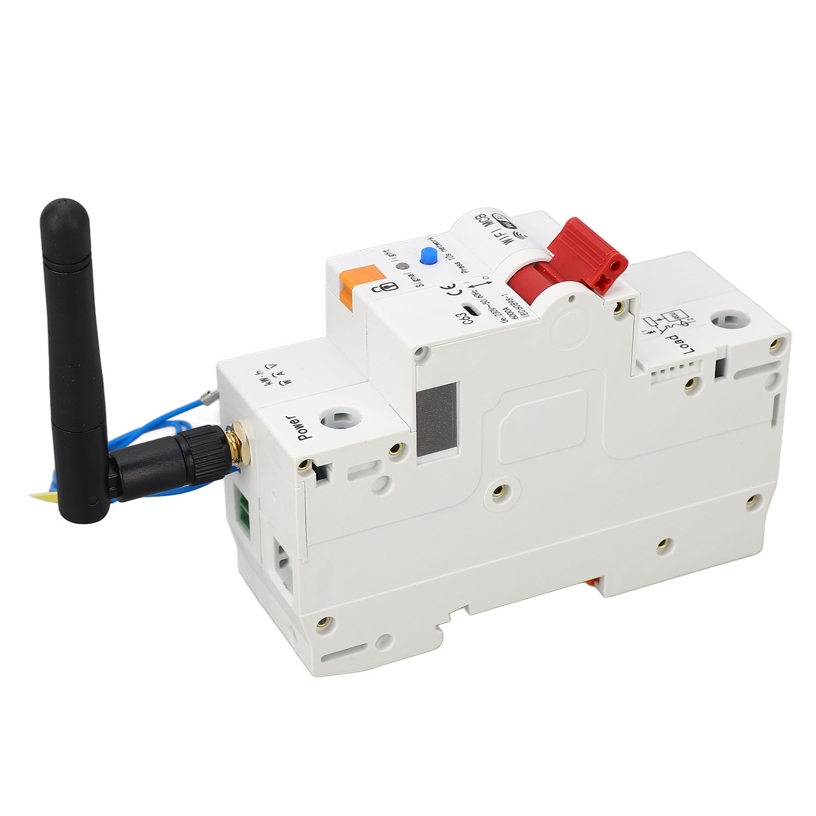 Intelligenter 1p 63a Leitungsschutzschalter, Wlan-schalter Mit Fernsteuerung Über App, Ein-/ausschalttimer, Ac230v, Fernbedienung.