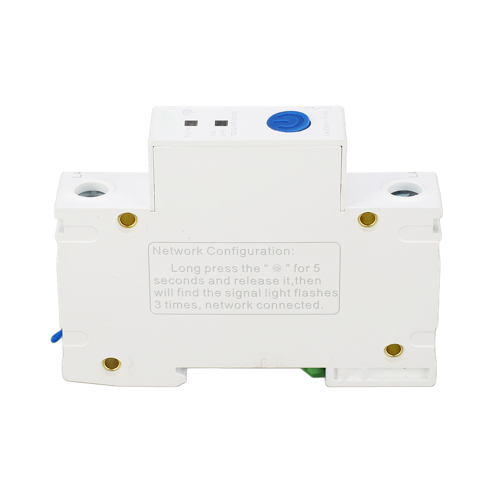 Intelligenter Leitungsschutzschalter 40a Din-schiene 230v, Automatischer Wifi 2,4ghz Schalter, Fernsteuerung Über App, Pa66 Material, Kompatibel Mit Smart Home, 1 Modul.