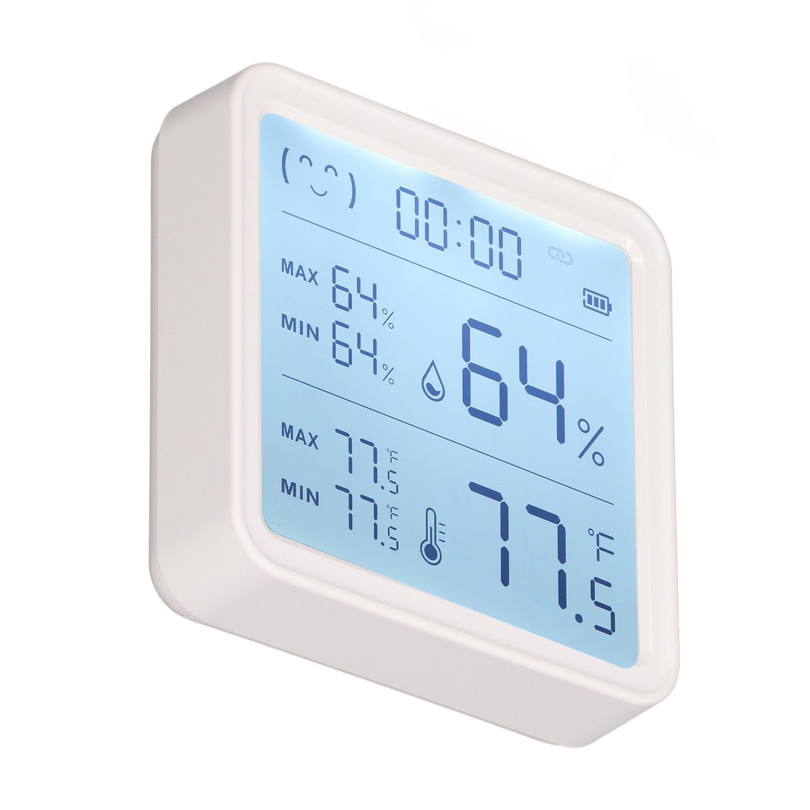 Kabelloser, Intelligenter Temperatur- Und Feuchtigkeitssensor, 3,5-zoll-display, Bluetooth-monitor Mit Sonde, Für Zuhause, Gewächshaus, Keller, 1 Stück