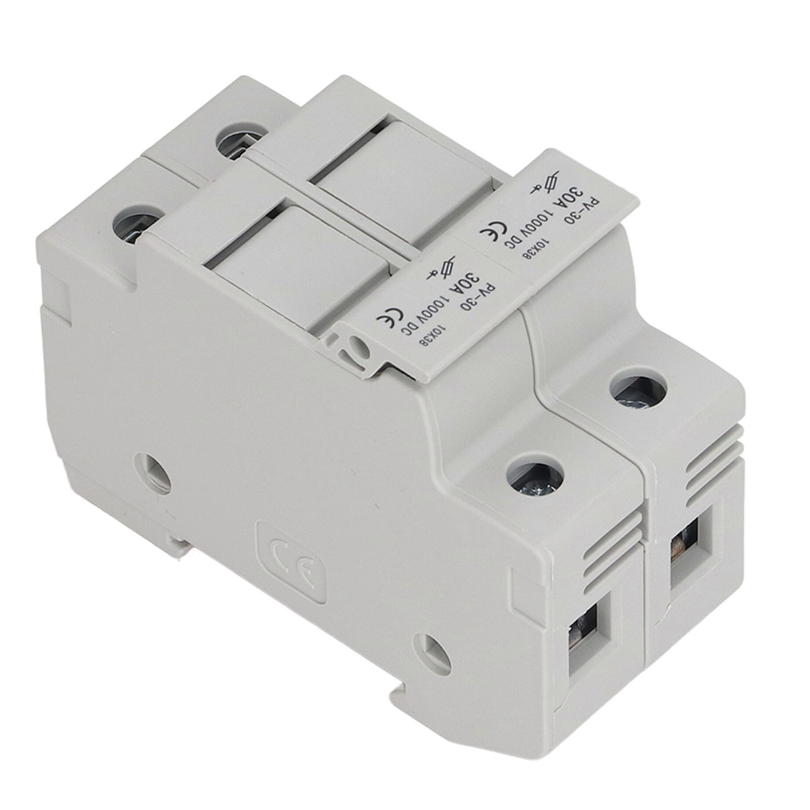 2-poliger 10-a-sicherungshalter, Robuste Abs-basis, Schutzgehäuse Für Photovoltaik-solarmodule, Zuverlässiger Schutz