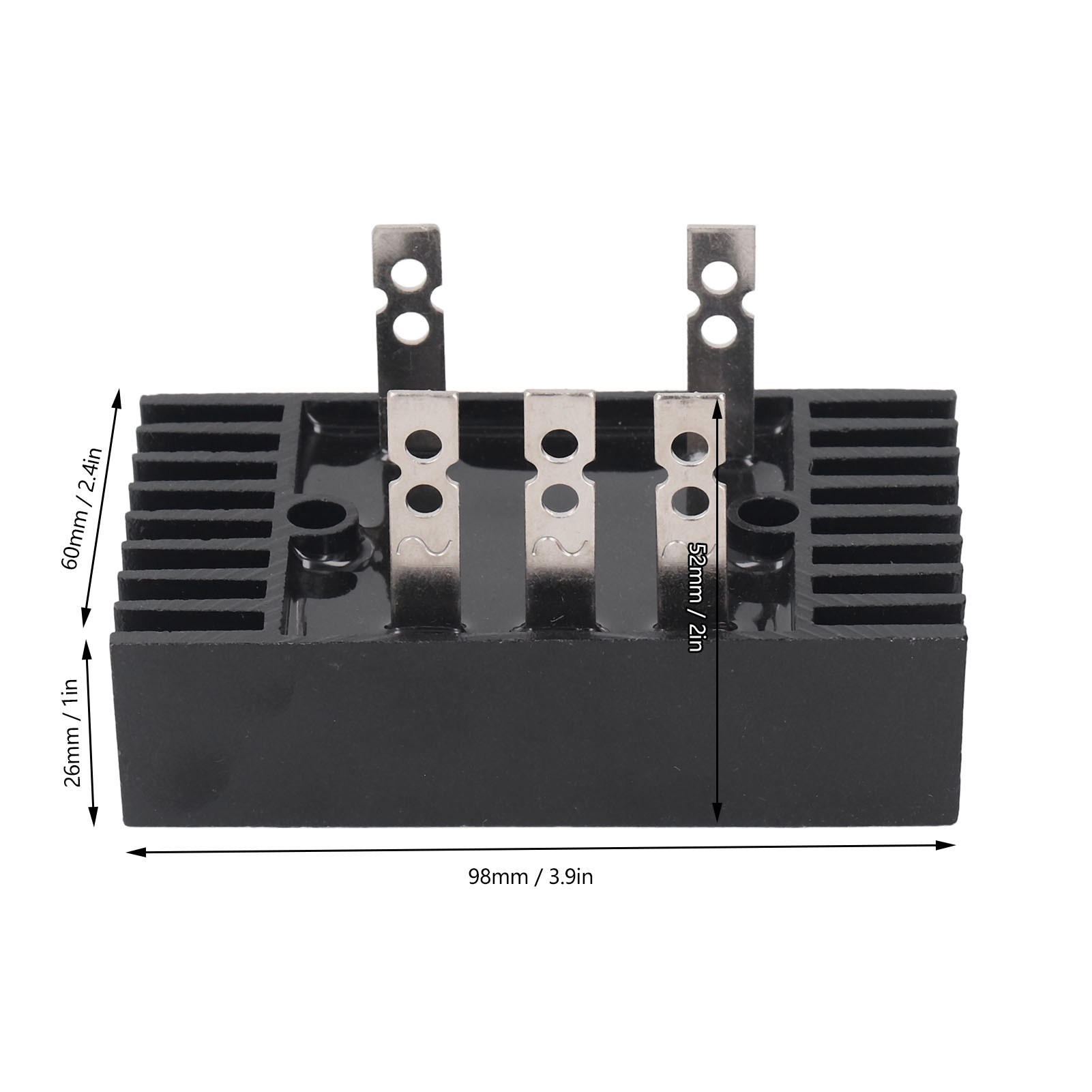 Dreiphasiges 1200v Hochleistungs-diodenbrückenmodul Für Die Industrielle Automatisierungssteuerung.