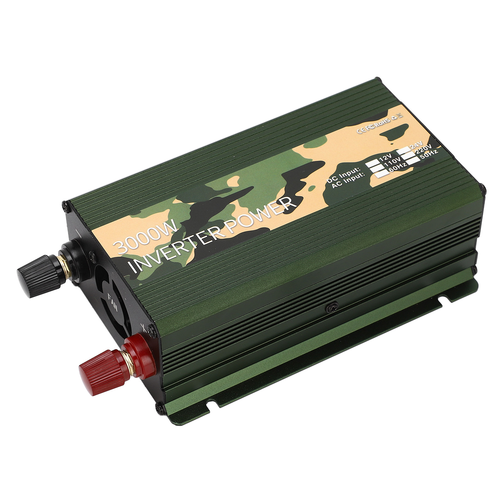 3000-w-sinus-wechselrichter (24 V Dc Auf 110 V Ac), Solarwechselrichter Mit Usb-anschluss Und 60-hz-ausgang