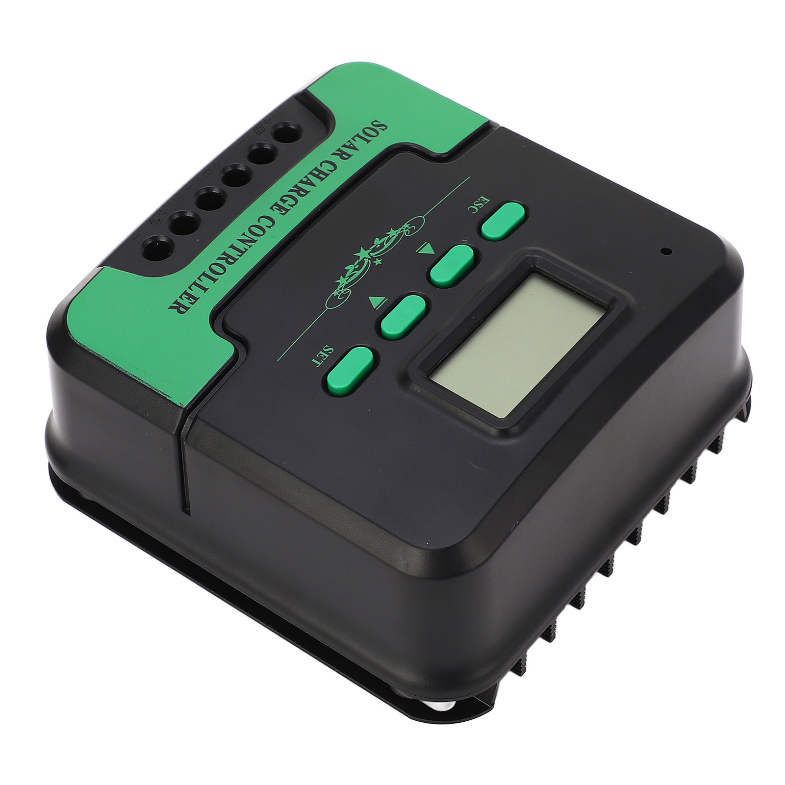 10a Mppt-solarladeregler Mit Lcd-bildschirm, Adaptivem 12v/24v-solarpanel, 5v 3a Usb-ausgang, Intelligenter Batterieregler