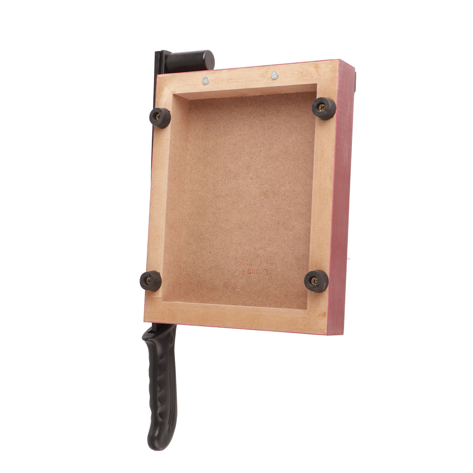 Präziser, Manueller Papierschneider, Sauberer A5-papierschneider Mit Gebogenem Griff Und Positionierungslineal, Aus Holz, Für Schule Und Büro