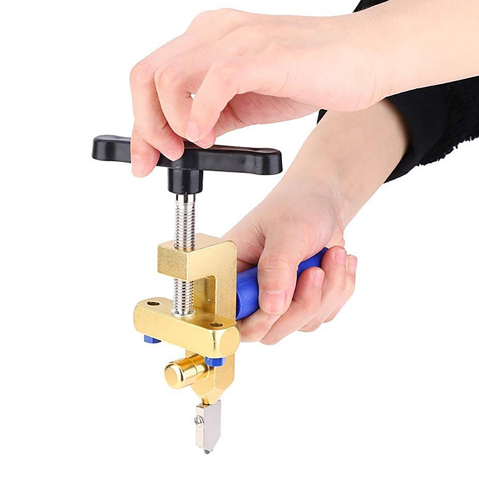 Multifunktionaler, Handgeführter Fliesenschneider Aus Gold Für Keramik, Fliesen Und Glas Mit Integriertem Flaschenöffner