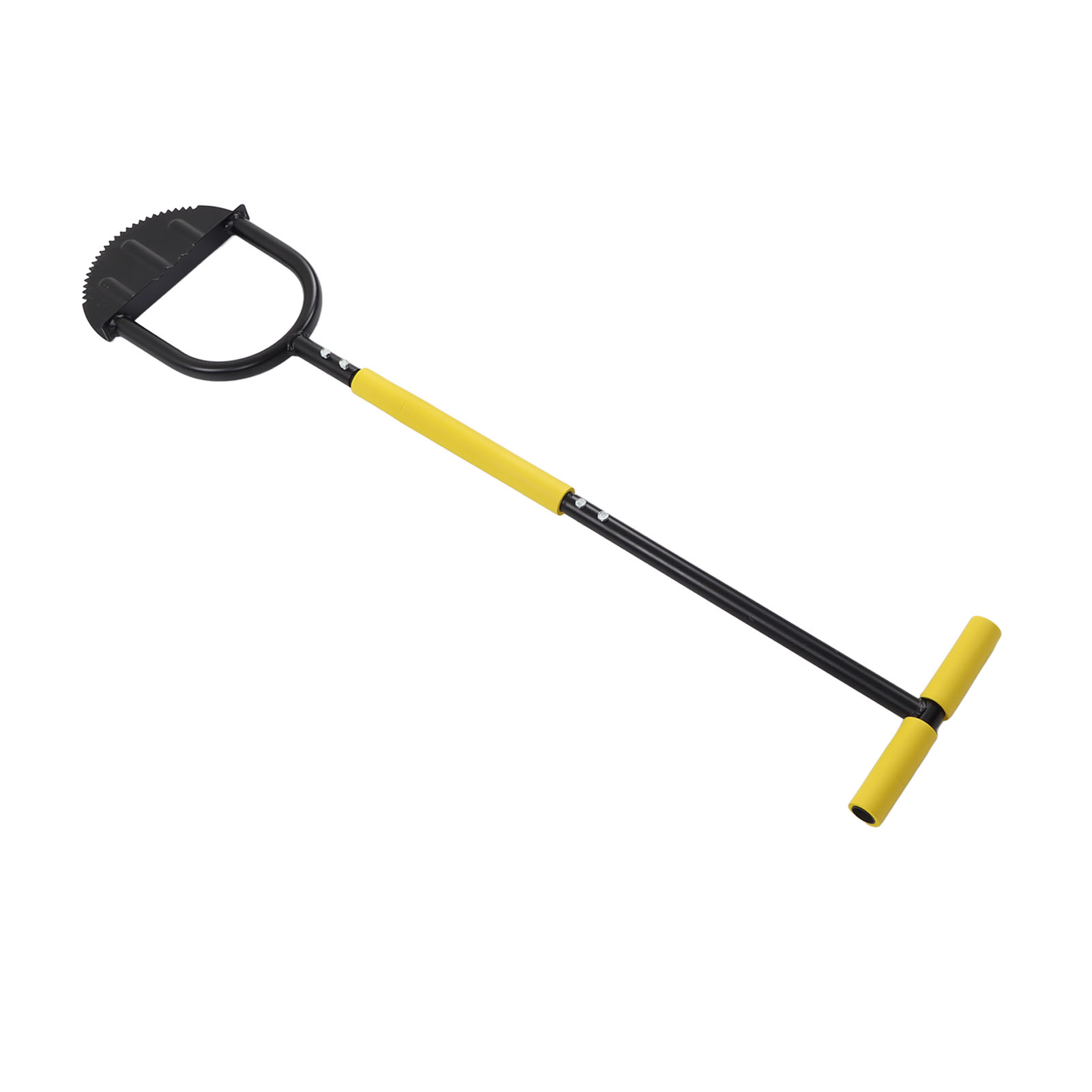 Manuelles Rasenkantenmesser, Stahl-gartenkantenschneider, Gezahnt, T-griff Mit Schaumstoffpolsterung, Breites Pedal, Robustes Werkzeug Zum Kantenschneiden.