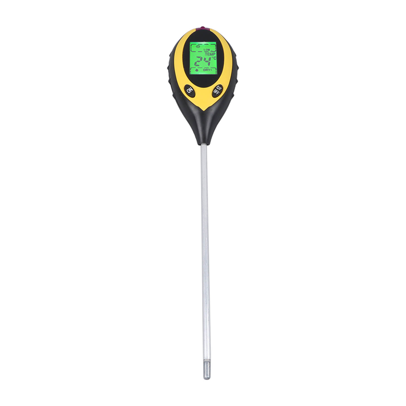 4-in-1 Bodendetektor: Feuchtigkeit, Temperatur, Ph-wert Und Licht, Präzise Messung, Digitalanzeige, Professioneller Bodentester.