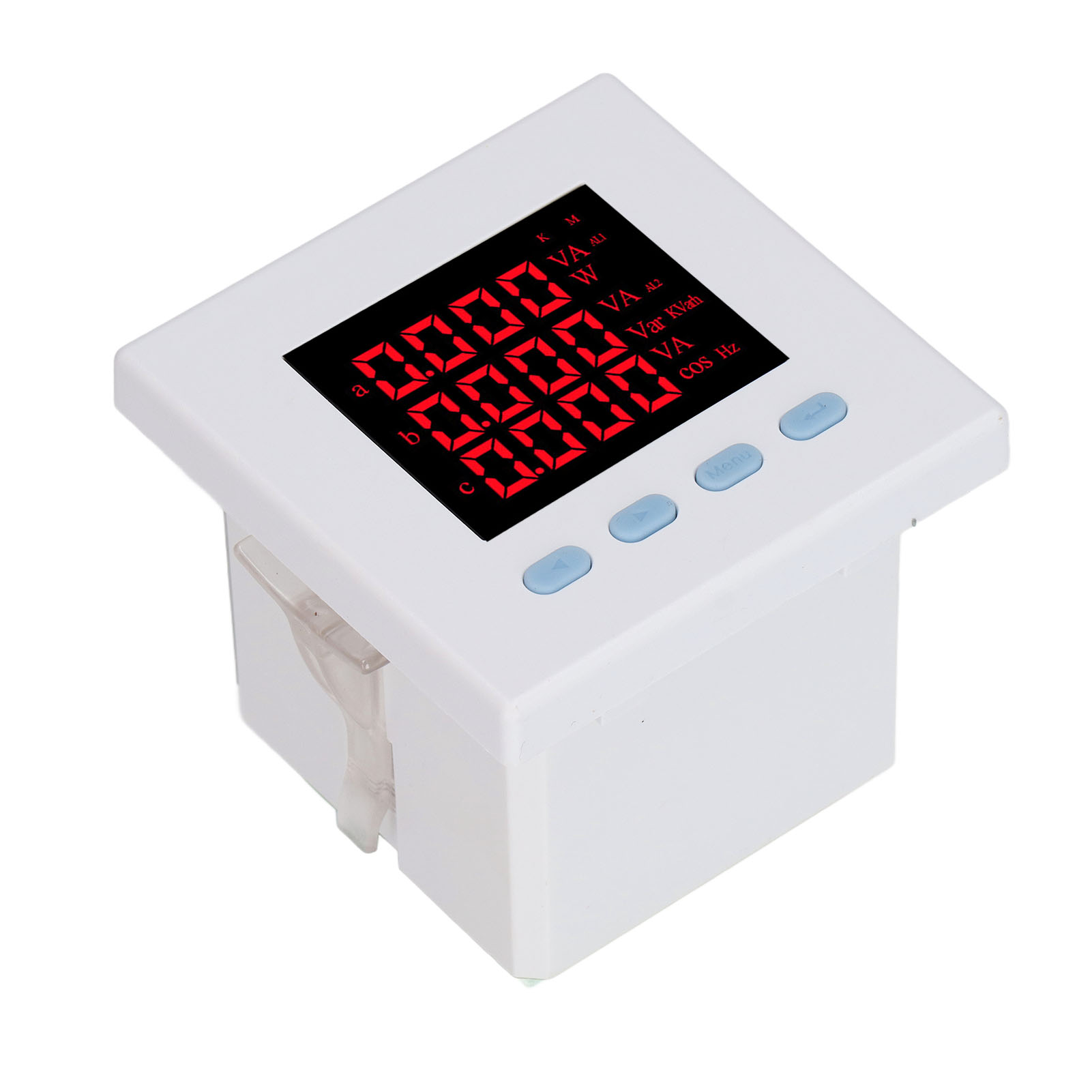 Multifunktionaler Drehstromzähler, 9600 Bps, Hohe Genauigkeit, Abs-lcd-display, 220 V Wechselstrom, Weiß, Leistungsmessung