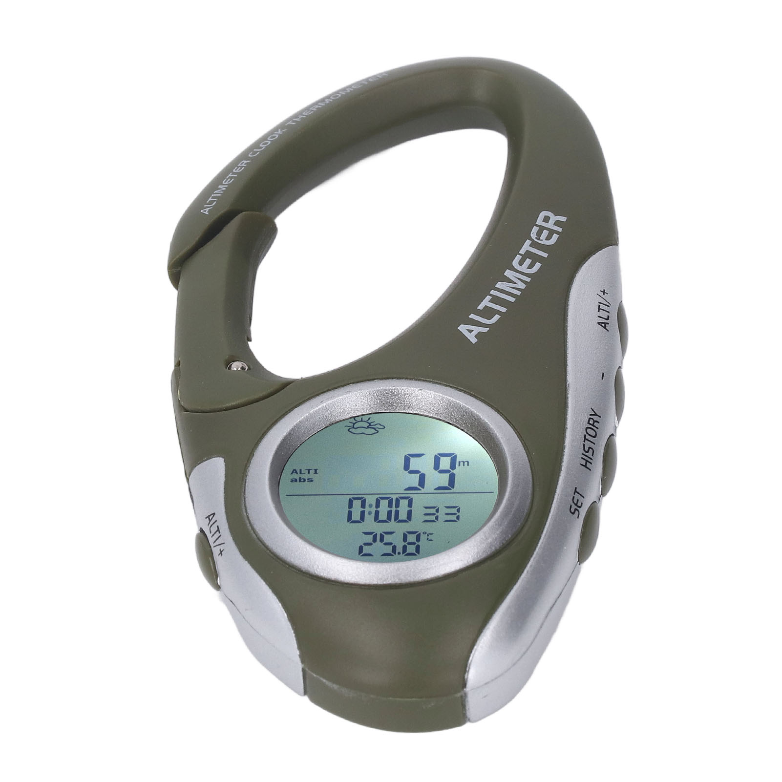 Digitaler Höhenmesser, Multifunktionsbarometer, Abs-gehäuse Mit Hintergrundbeleuchtung, Höhenmessung Für Outdoor-sportarten