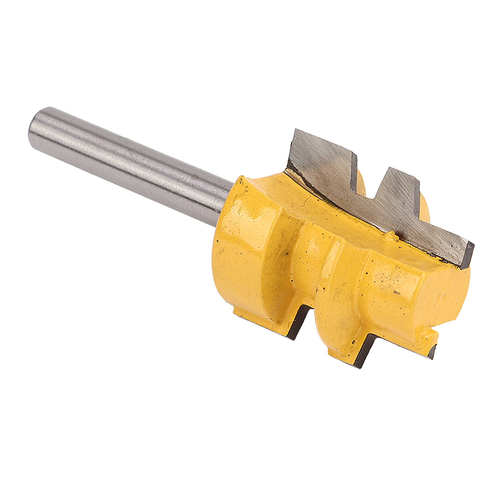 Wolframkarbid-fräser Mit 6,35 Mm Schaft, Zum Schneiden Von Holzplatten, Professionelles Holzbearbeitungswerkzeug, 1 Stück, Für Oberfräsen, Präzises Fräsen.