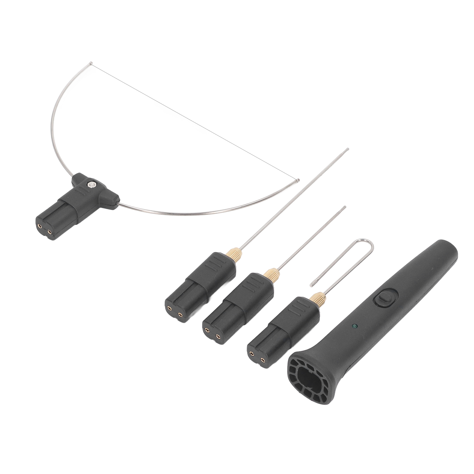 9-teiliges Heißdraht-polystyrol-schneideset, Elektrisches Styropormesser, Thermoschaum-schneidewerkzeug, 100–240 V Wechselstromstecker (eu)