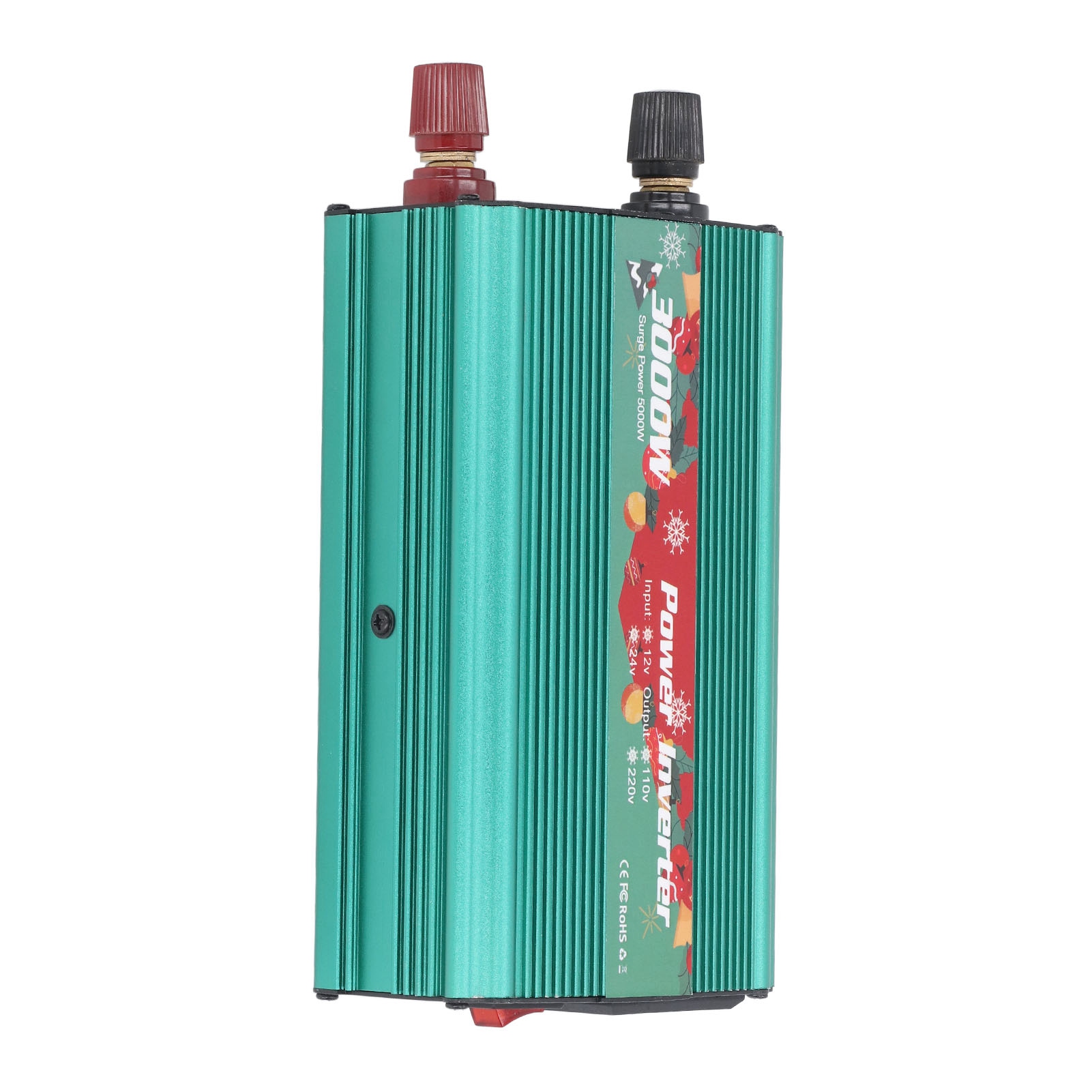 3000-w-aluminium-wechselrichter, 12 V Dc Auf 220 V Ac, 50 Hz, Geräuscharmer Sinuswellen-wechselrichter, Vielseitig Einsetzbares Umweltfreundliches Ladegerät, Geringer Geräuschpegel, Spannungswandler F