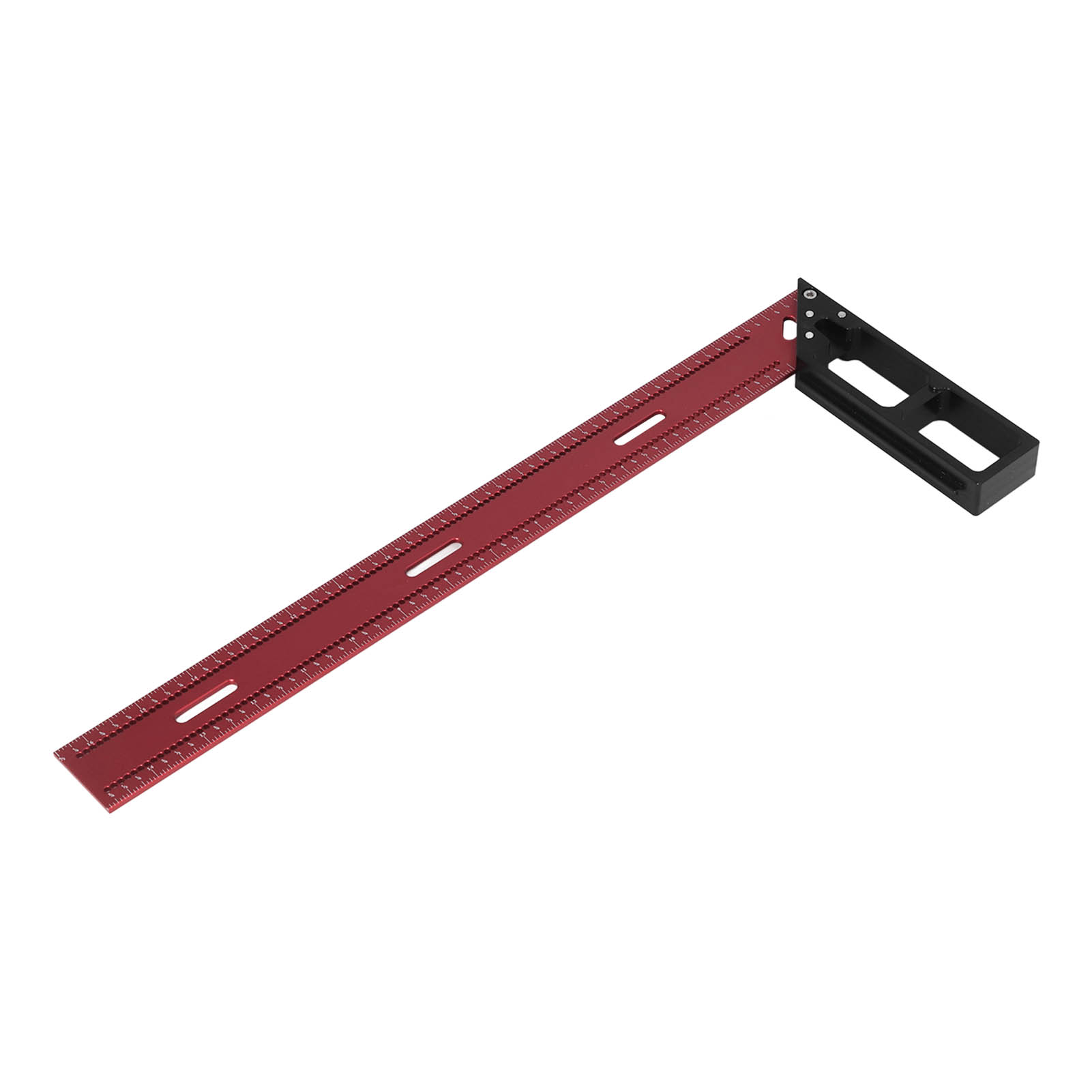 Präzises 42 Cm Quadratisches Lineal Aus Aluminiumlegierung, Mess- Und Markierungswerkzeug Für Die Holzbearbeitung, Professionelles Markieren Und Nachzeichnen.