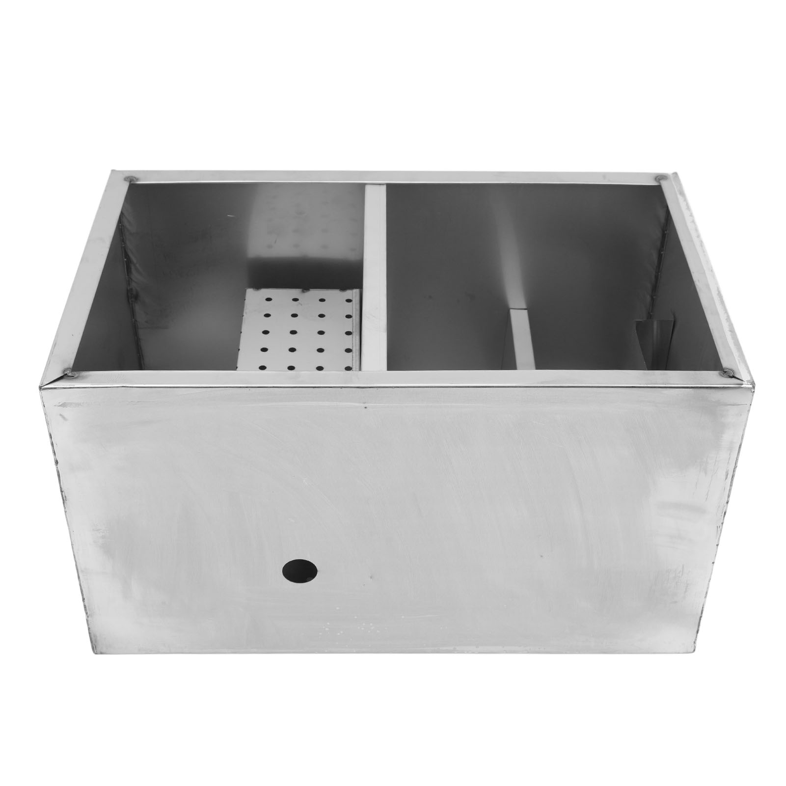 Fettabscheider Aus Edelstahl, 400 X 250 X 230 Mm, Gewerblicher Abwasserabscheider, Öl-/wasserabscheider, Fettfalle Für Küche Und Haushalt