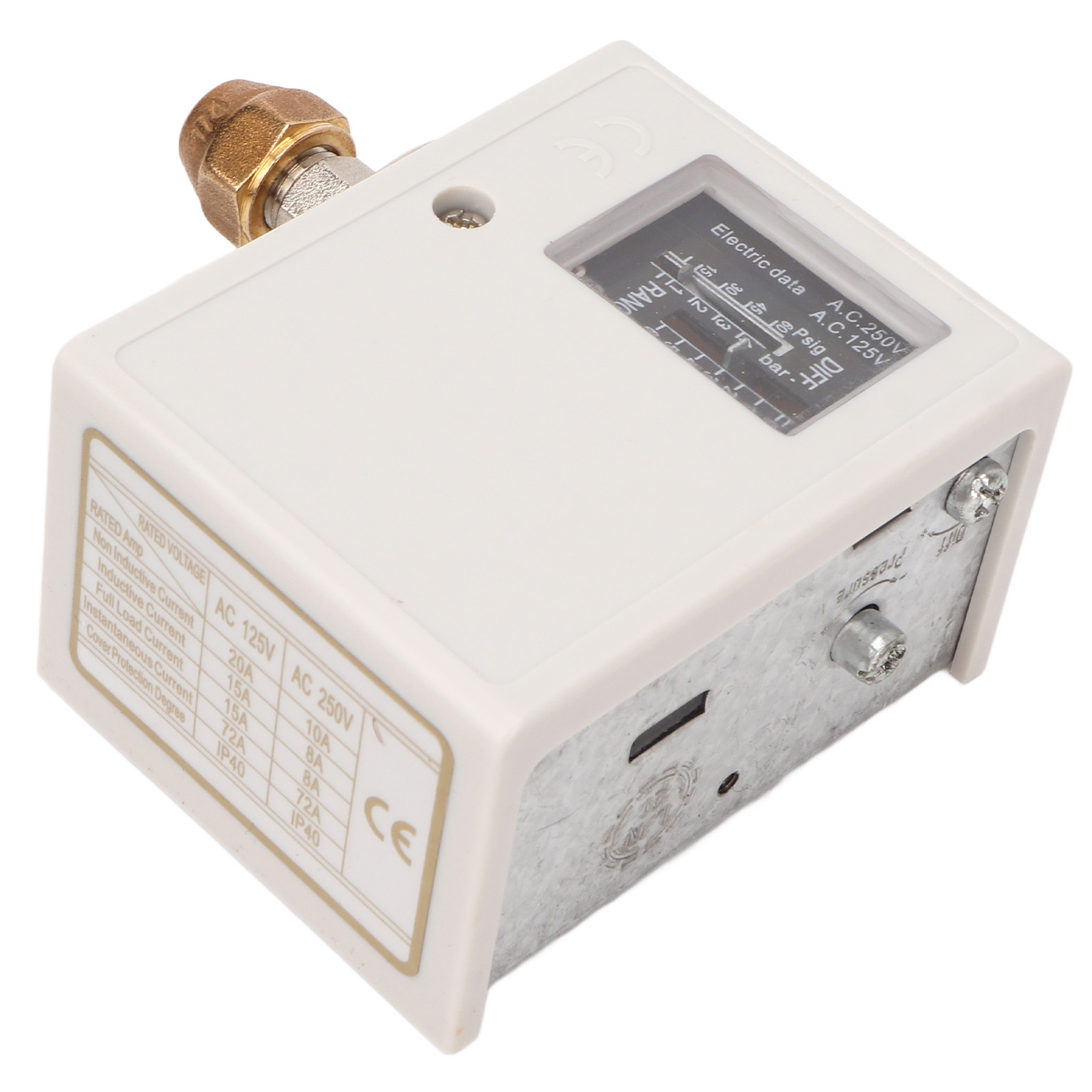 Hochleistungs-druckschalter Für 6 Kg Wechselstrom-luftkompressor (125 V/250 V), Kessel-trockner-steuerung, Universelle Schnittstelle