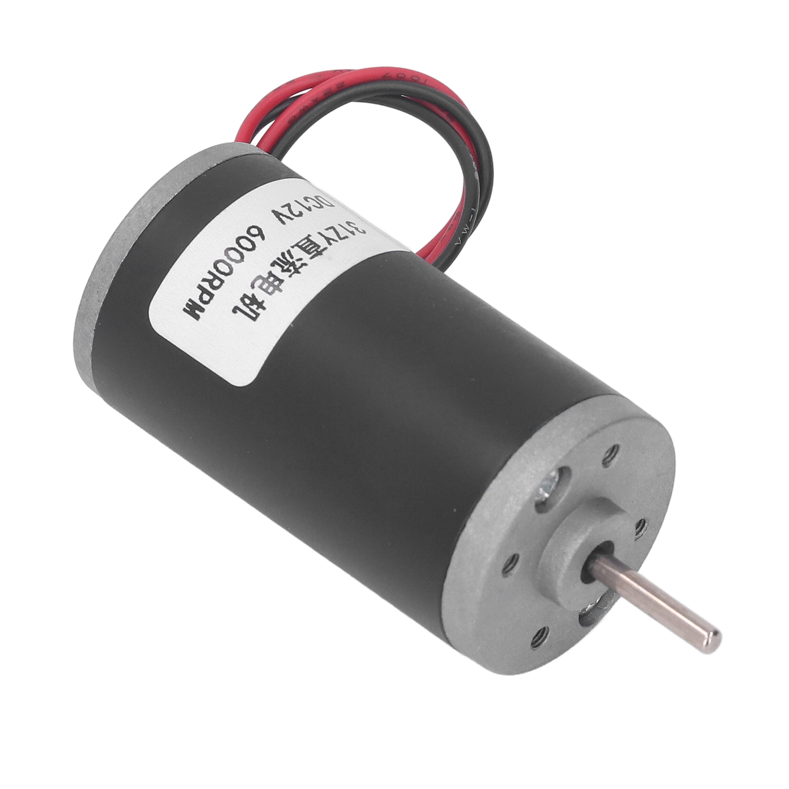 12v Permanentmagnet-elektromotor, Reversibel (im Uhrzeigersinn/gegen Den Uhrzeigersinn), Hohes Drehmoment, Drehzahl 6000 U/min, Hohe Leistung, Für Industrielle Anwendungen Und Heimwerkerprojekte.