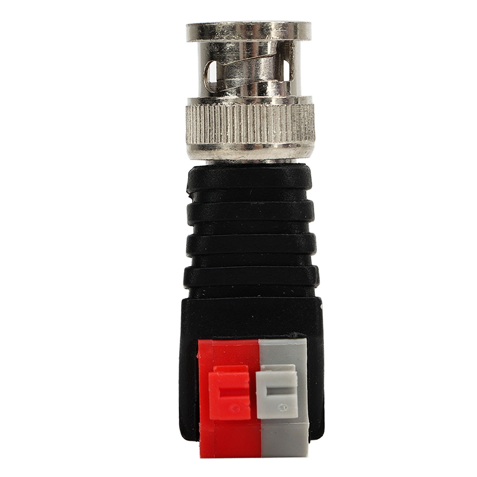 10-teiliger Bnc-stecker (männlich), Spiralknopf, Videoadapter Für Cctv-kameras, Cat5-kabelübertragung, Bnc-schraubstecker, 10er-packung.