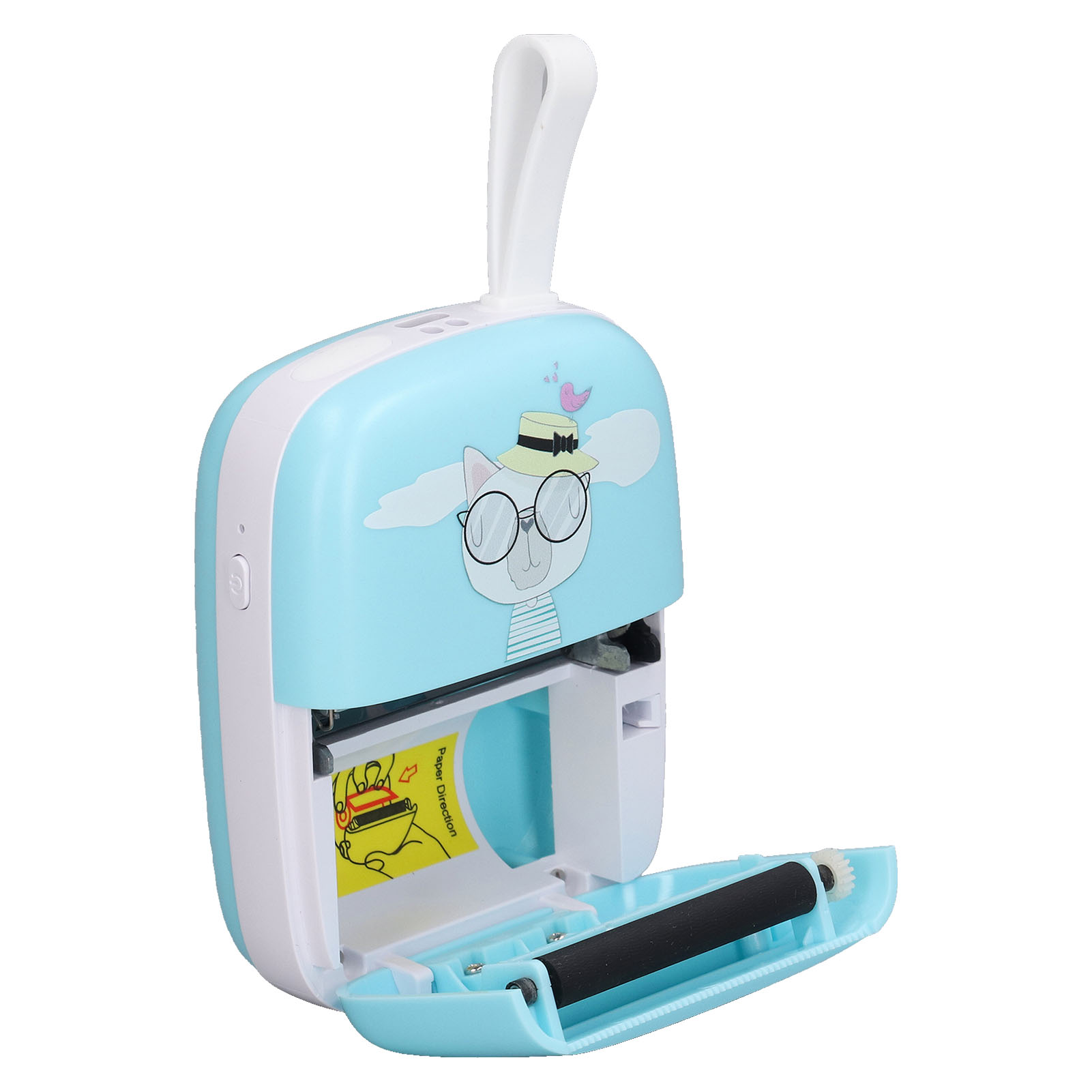 Tragbarer, Wiederaufladbarer, Bluetooth-fähiger, 200 Dpi, Tintenloser Thermodrucker Für Zuhause Und Kinder