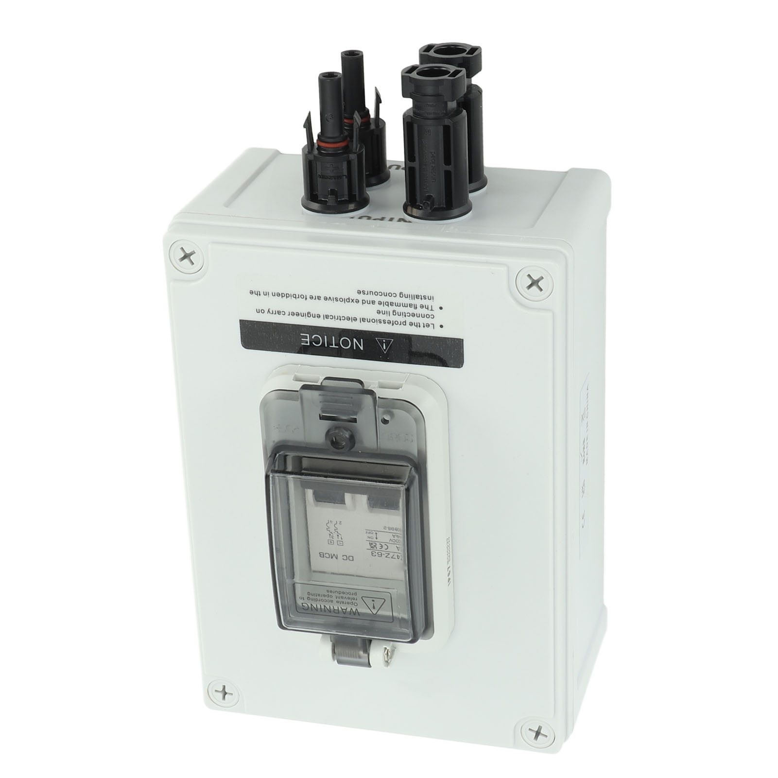 40a Dc Wasserdichter 2p-leistungsschalter, Solartrennschalter Für Dicke Kabel, Schutzgehäuse Für Photovoltaikmodule.