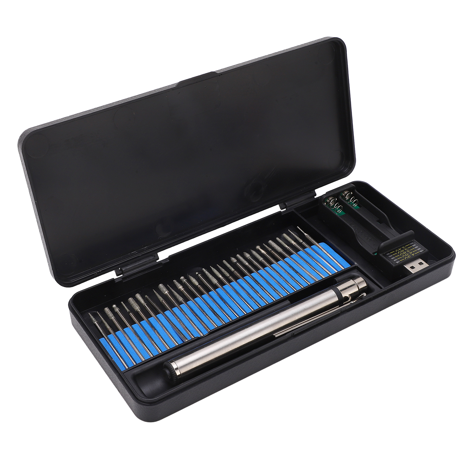 Wiederaufladbarer Elektrischer Gravierstift Mit 5 V, Kabelloses Rotationswerkzeug Mit 3 Geschwindigkeitsstufen Zum Schleifen, Gravieren Und Polieren.
