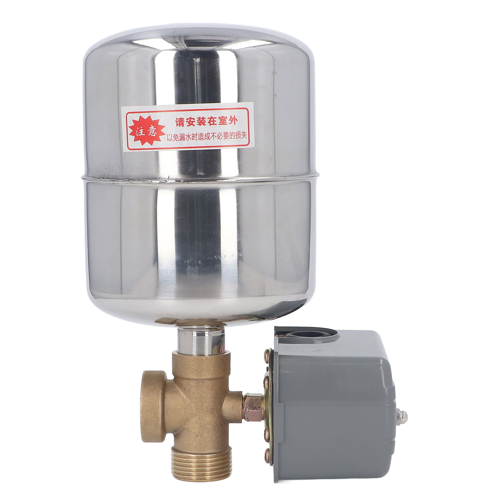 Druckschalter Für 110v-230v Wasserpumpe, Set Mit Edelstahl-druckbehälter Und Kupfer-rückschlagventil