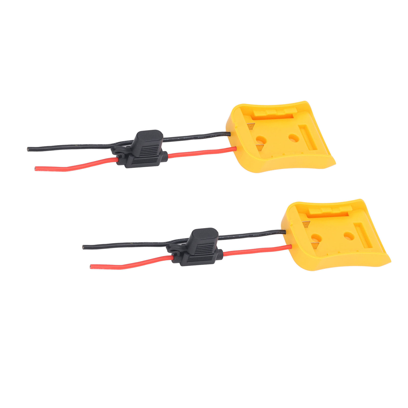 2-teiliger Akkuadapter Mit Sicherungen Und Klemmenblöcken, Lithium-elektrowerkzeug-konverter, Umrüstsatz Mit Kabeln