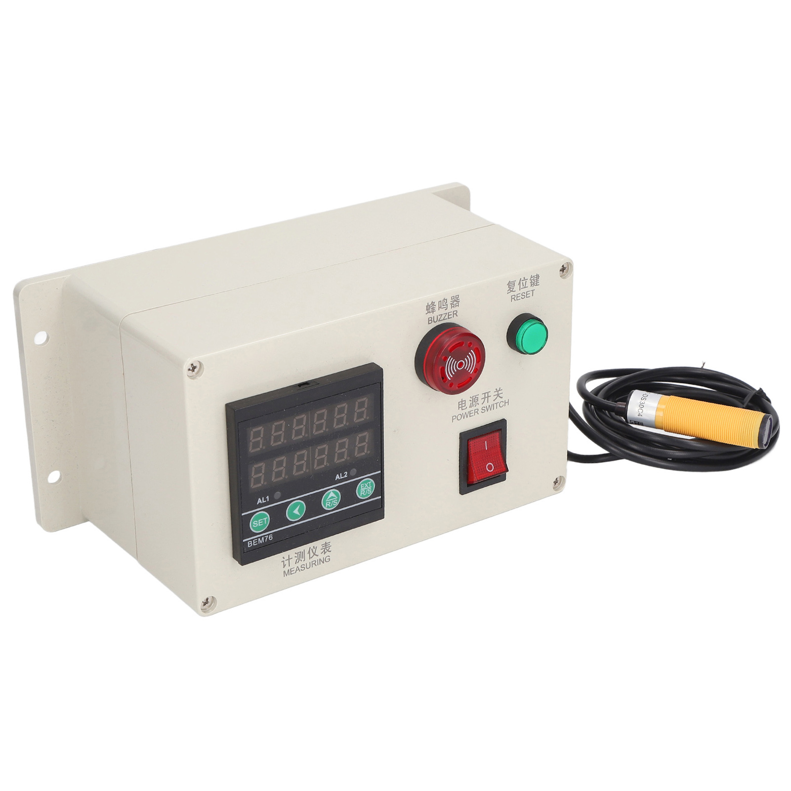 6-stelliger, Zweizeiliger Digitaler Mechanischer Zähler, Automatischer Längenzähler 100–240 V