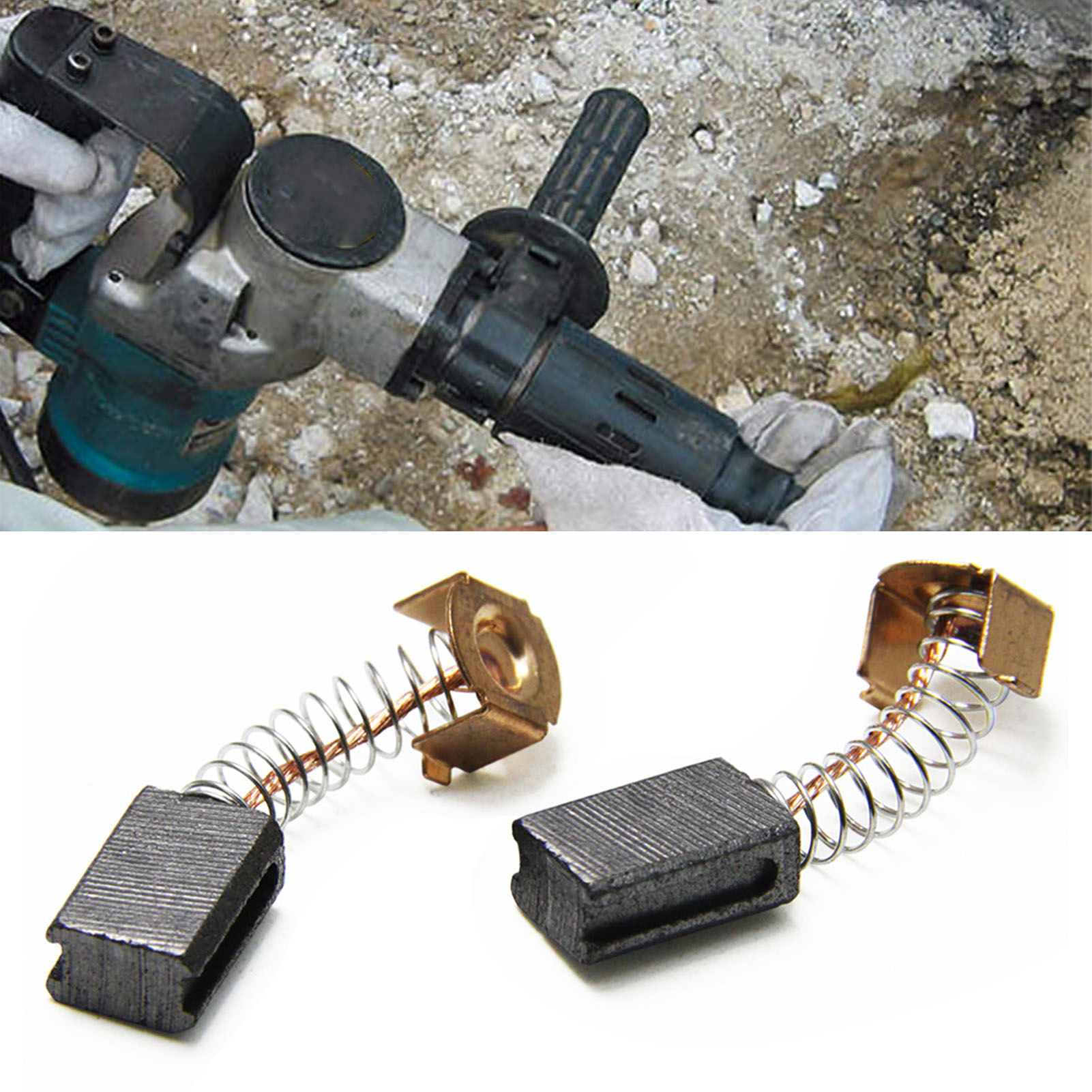 Ersatzkohlebürste Für Winkelschleifer G720 B3, Gr750k, Pf600 B3, Elektromotor, Ersatzteilset, Hochleistungskohle, Einfacher Austausch.
