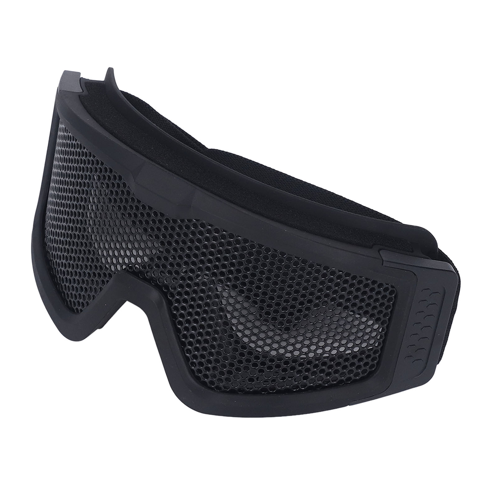 Stoßfeste Schutzbrille In Militärqualität, Atmungsaktives Eisengewebe, Wind- Und Sanddicht, Für Outdoor-cs-spiele, Fans, Schwarz