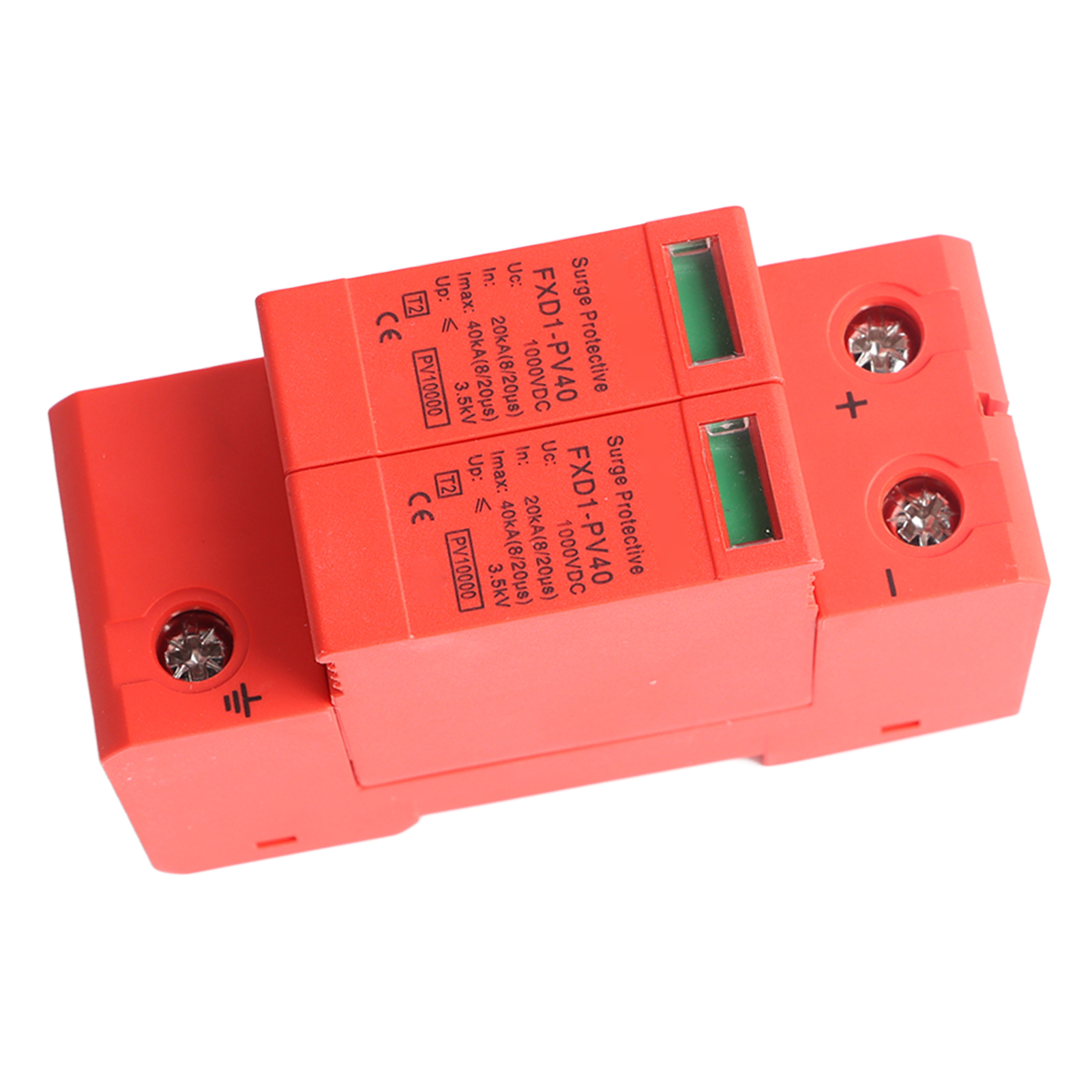 Dc 2p 40ka 1000v Überspannungsableiter Für Elektronische Geräte, Überspannungsschutz Für Photovoltaikanlagen, Überspannungsschutzgerät.