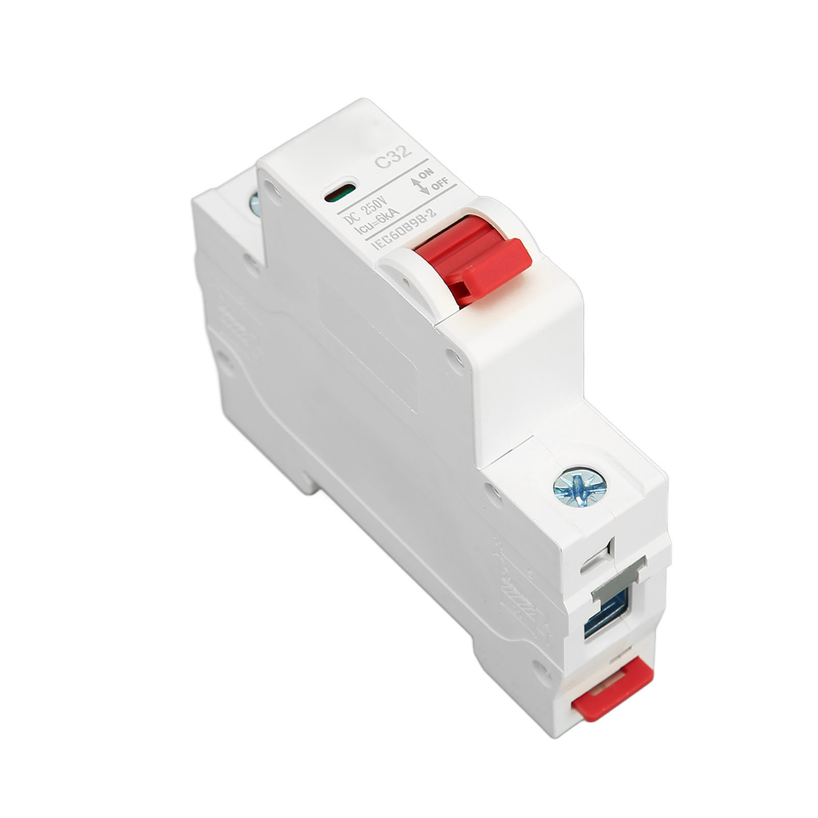 1-poliger Dc 250v 32a Mcb Din-schienen-leistungsschalter, Schutzschalter, 6000a Abschaltvermögen