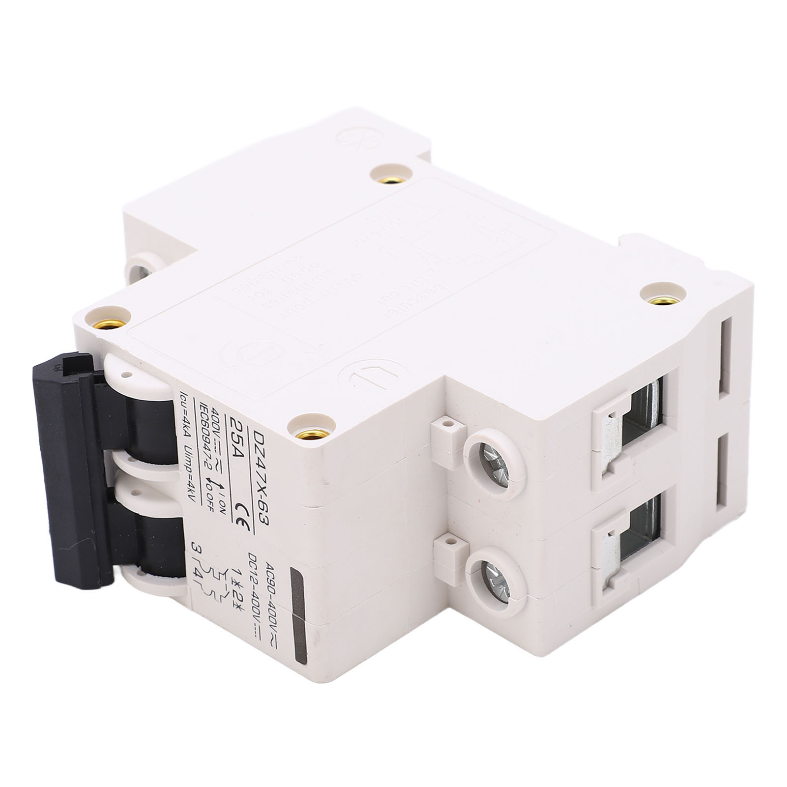 Miniatur-ac/dc-2p-25a-400v-leistungsschalter, Din-schiene, Für Photovoltaik-solaranlagen, Dz47x 63, Schaltungsschutz.