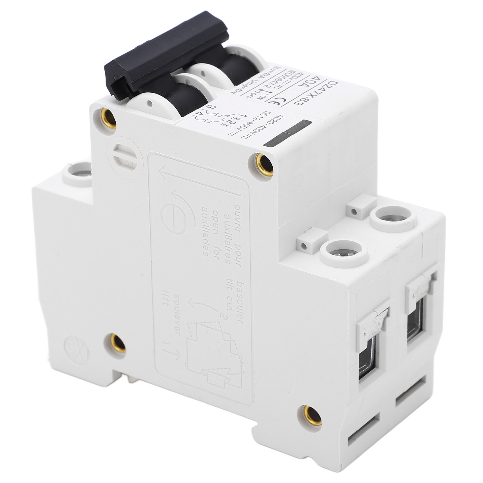 Miniatur-leistungsschalter 2p 40a Dc12-400v Ac90-400v, Din-schienen-trennschalter Für Photovoltaik-solaranlagen, Schutzschaltung